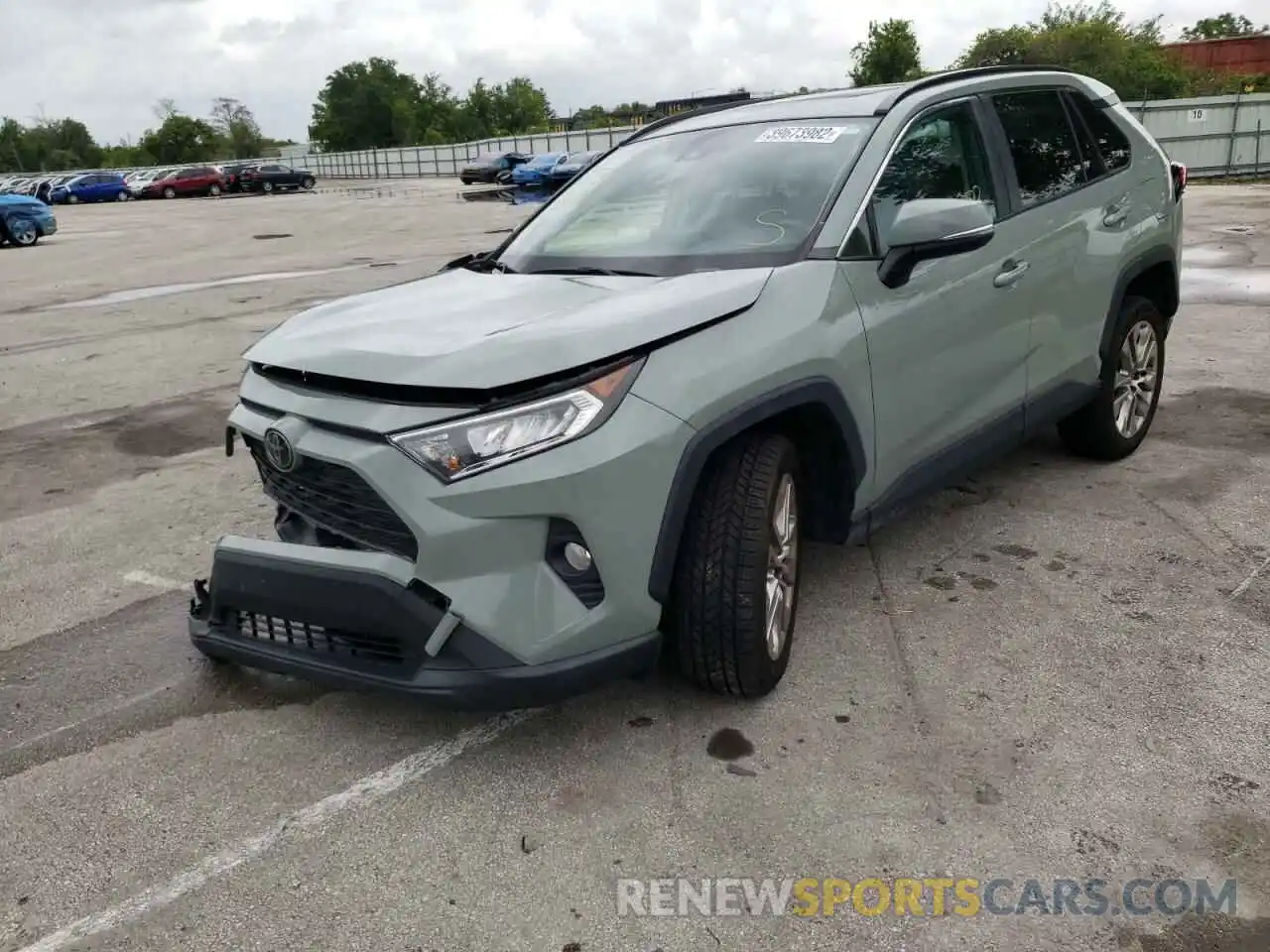 2 Photograph of a damaged car JTMC1RFV2KD008050 TOYOTA RAV4 2019