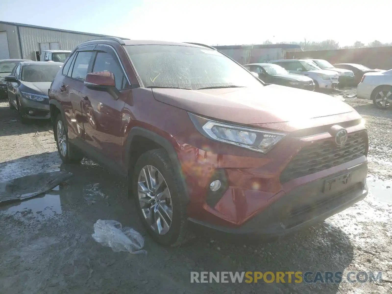 1 Photograph of a damaged car JTMC1RFV2KD011708 TOYOTA RAV4 2019