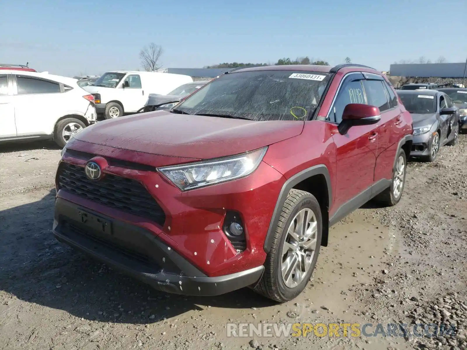 2 Photograph of a damaged car JTMC1RFV2KD011708 TOYOTA RAV4 2019