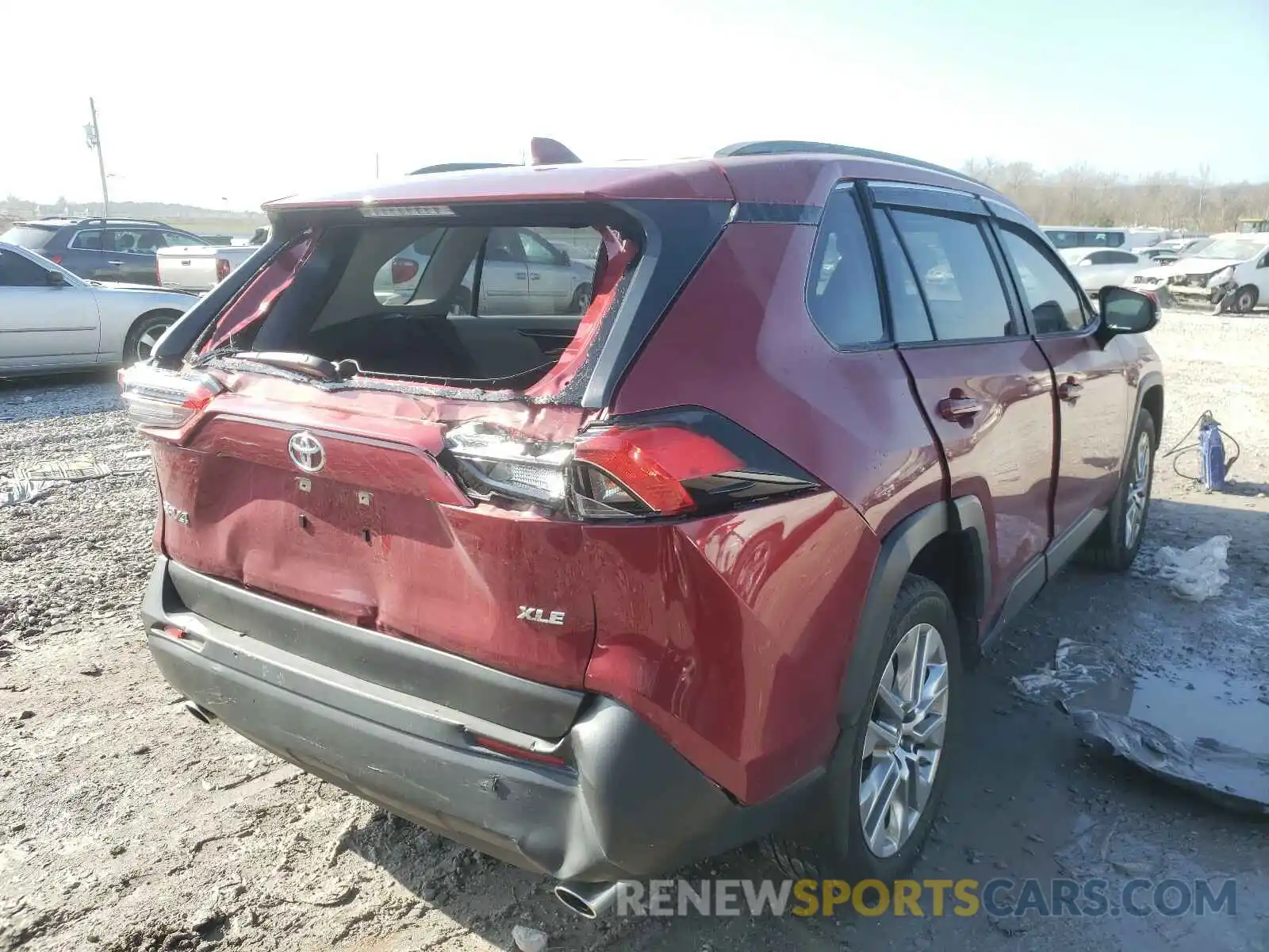 4 Photograph of a damaged car JTMC1RFV2KD011708 TOYOTA RAV4 2019