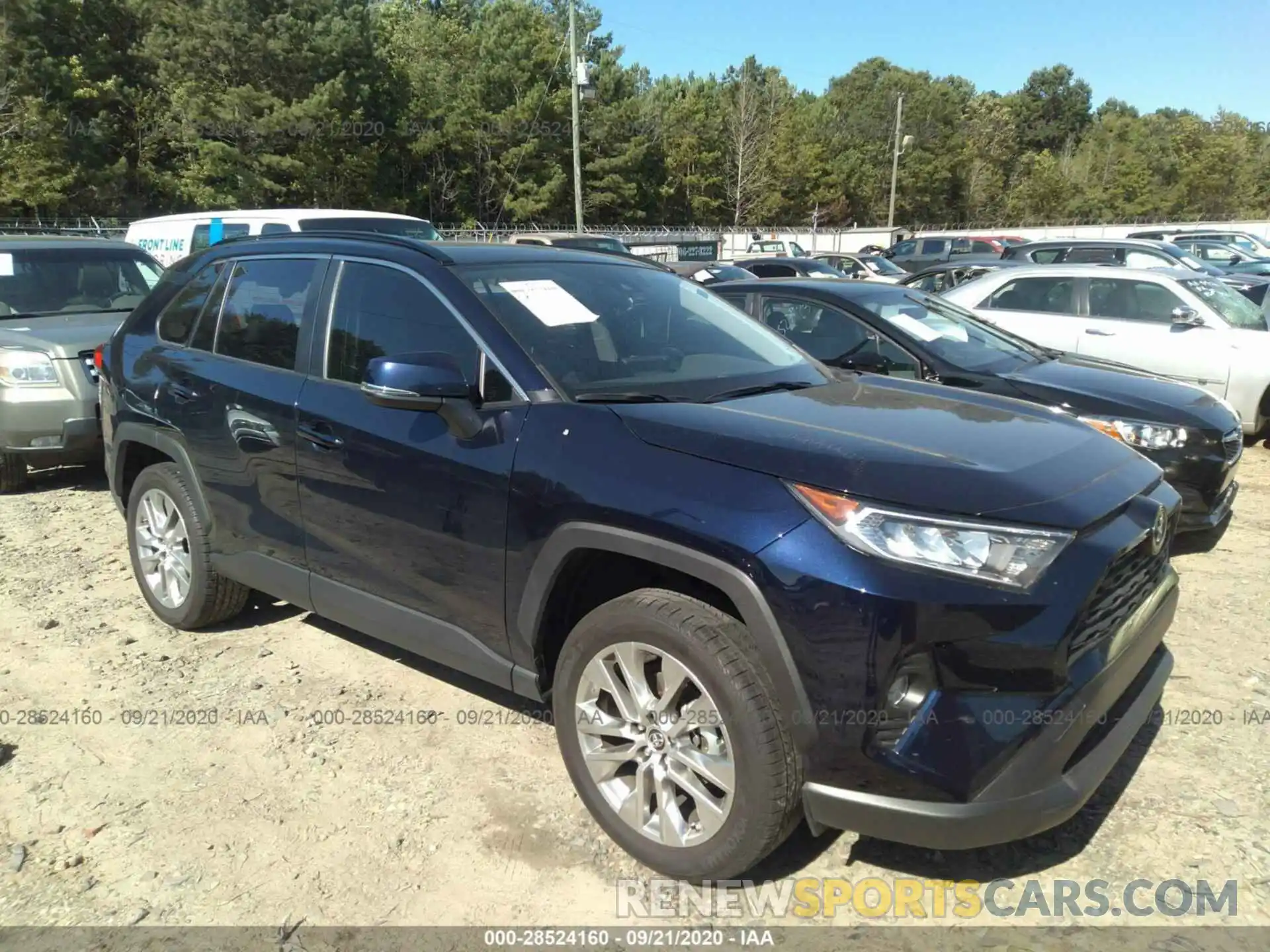 1 Photograph of a damaged car JTMC1RFV2KD032154 TOYOTA RAV4 2019