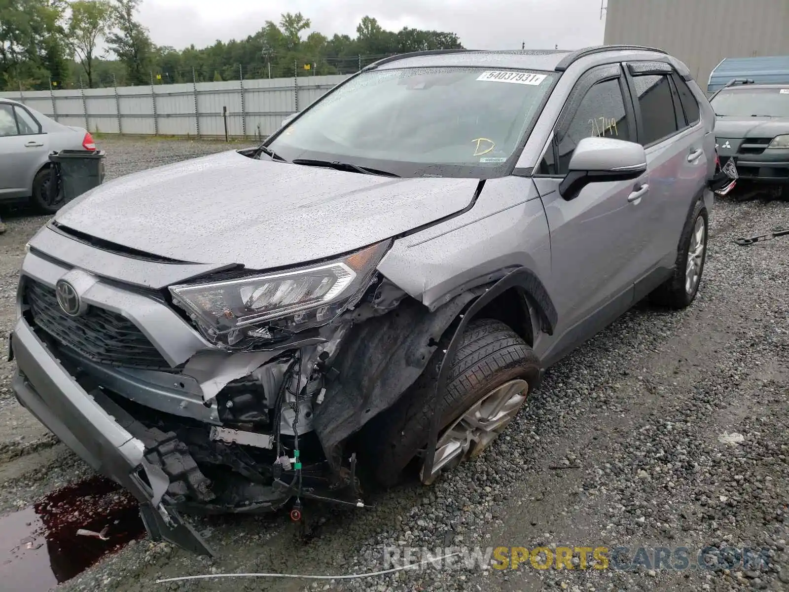 2 Photograph of a damaged car JTMC1RFV2KD032770 TOYOTA RAV4 2019