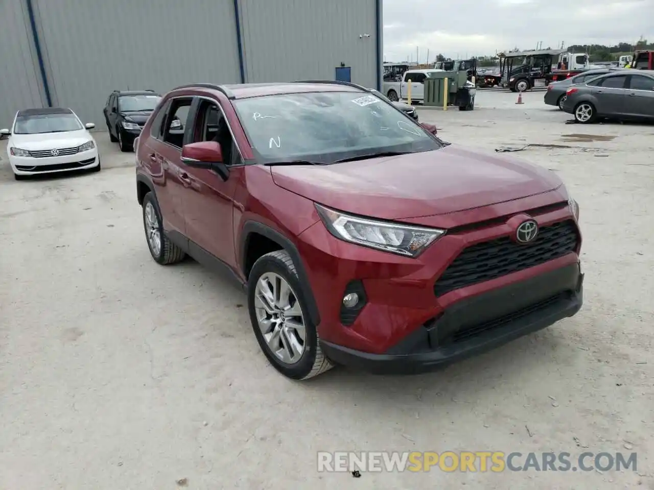 1 Photograph of a damaged car JTMC1RFV2KD033689 TOYOTA RAV4 2019