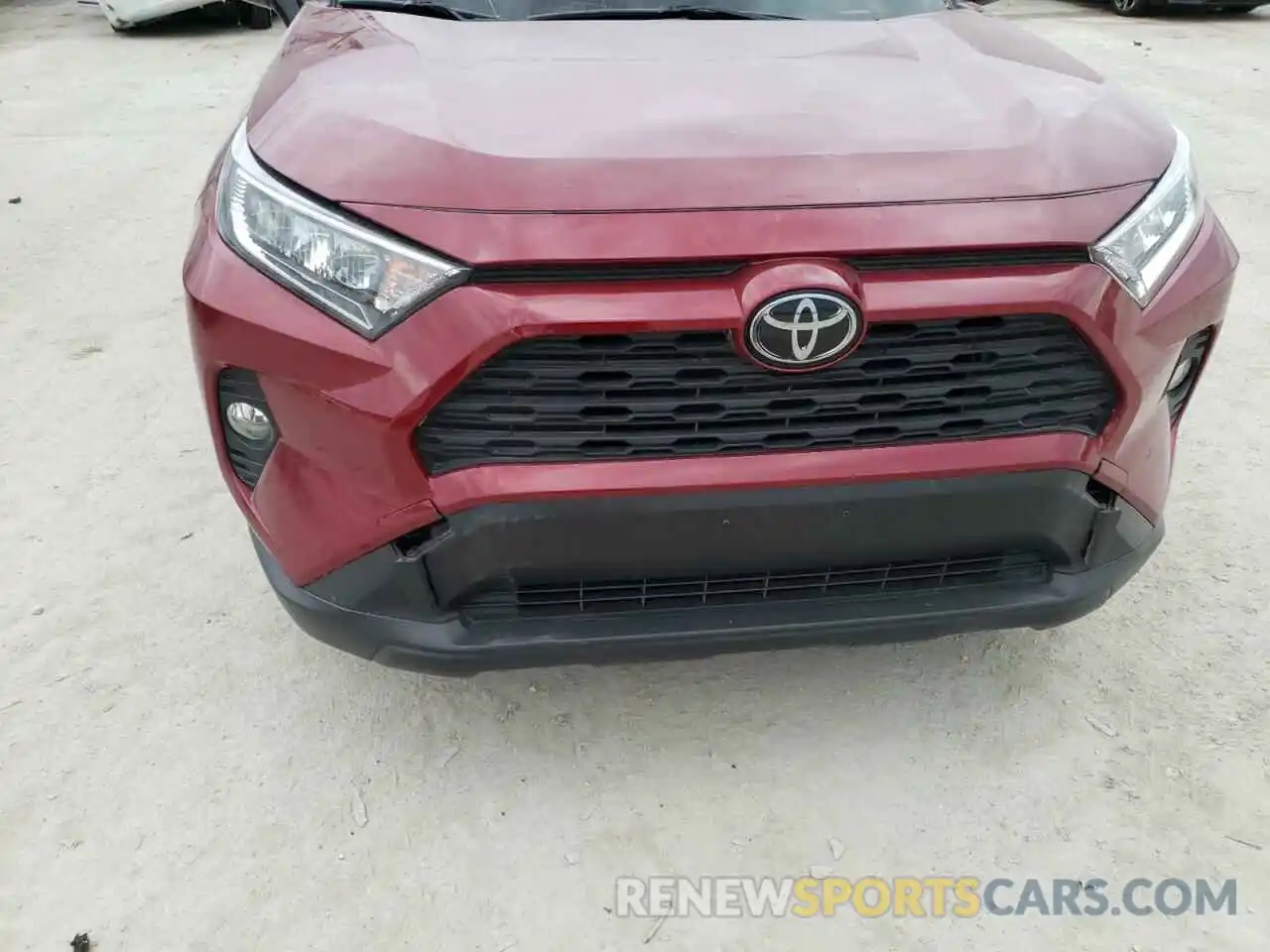 9 Photograph of a damaged car JTMC1RFV2KD033689 TOYOTA RAV4 2019