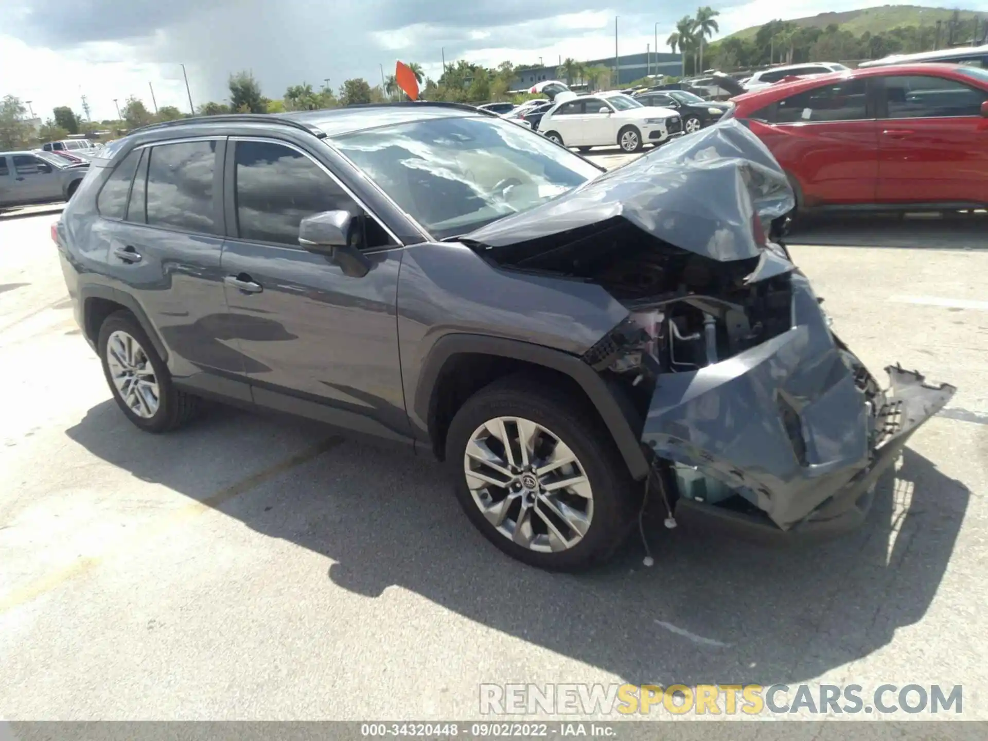 1 Photograph of a damaged car JTMC1RFV2KD501274 TOYOTA RAV4 2019