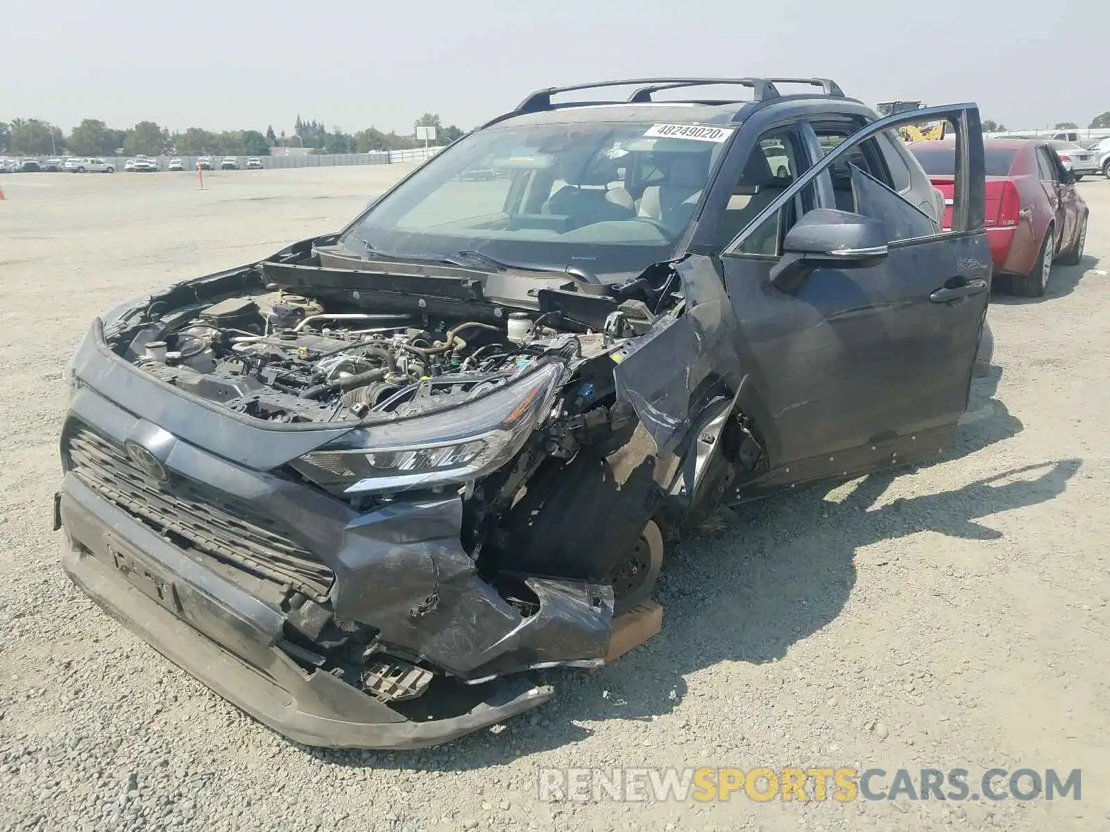 2 Photograph of a damaged car JTMC1RFV2KD501968 TOYOTA RAV4 2019