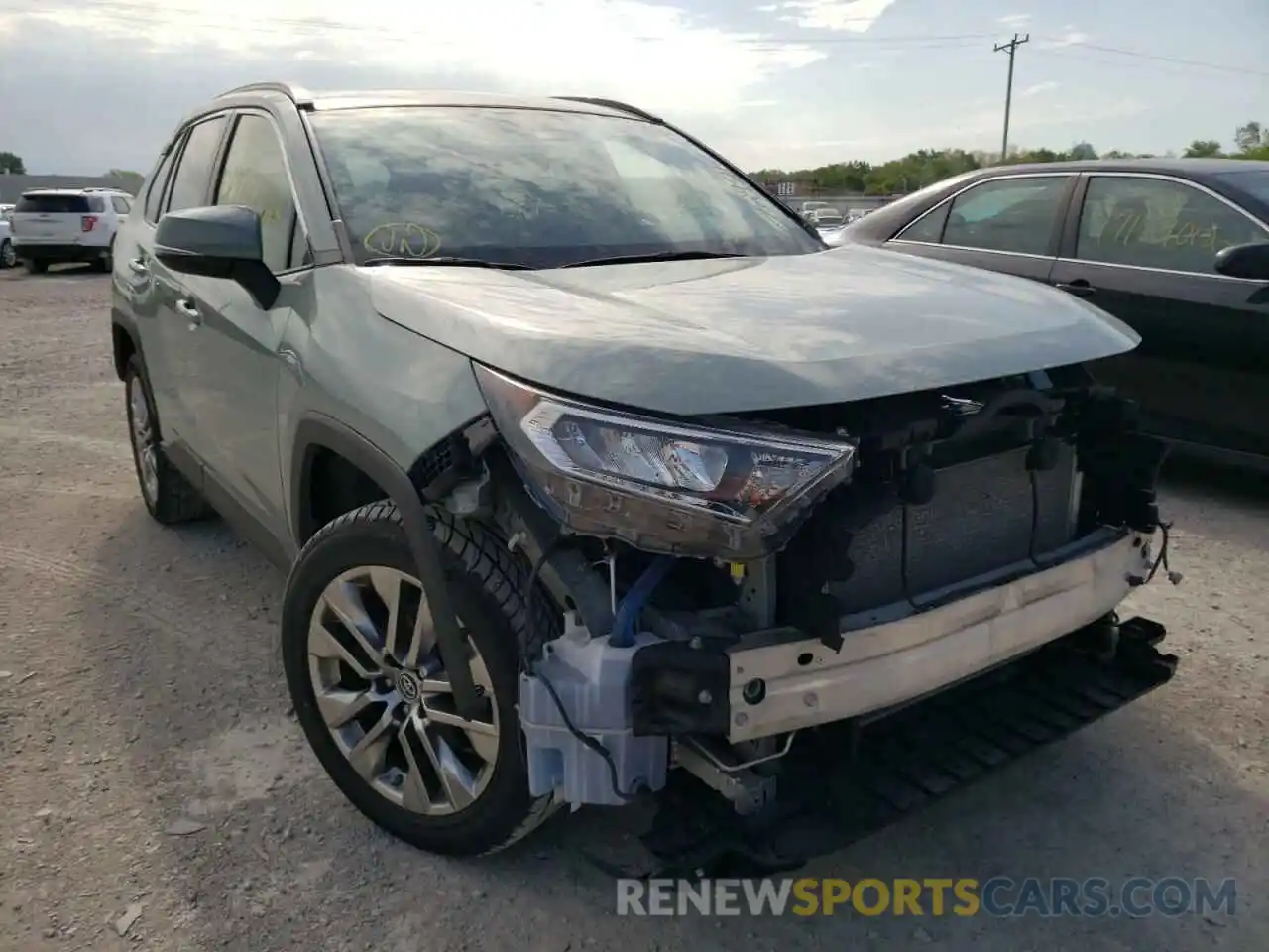 1 Photograph of a damaged car JTMC1RFV2KD510508 TOYOTA RAV4 2019