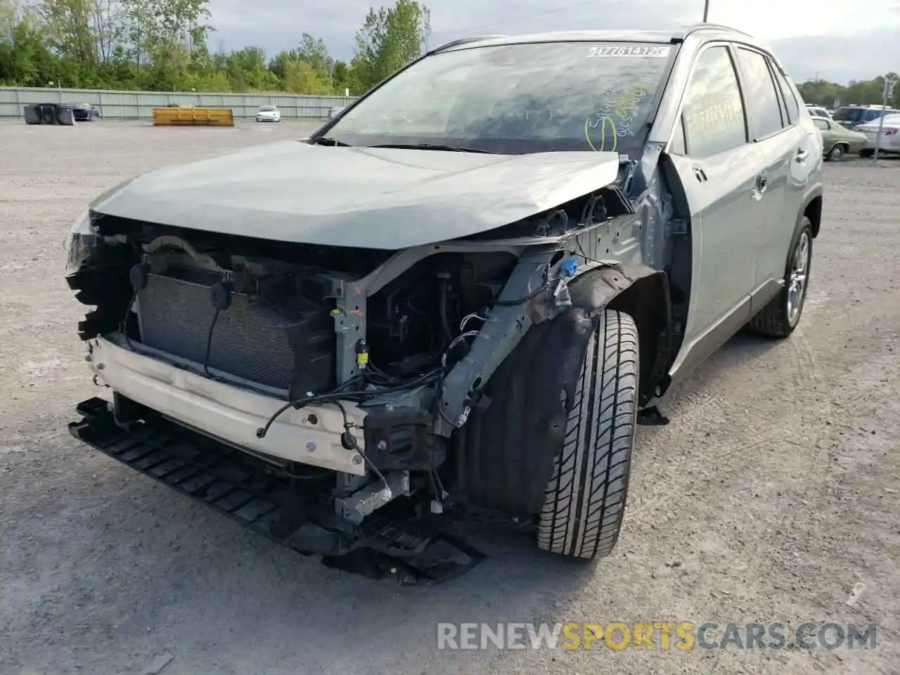 2 Photograph of a damaged car JTMC1RFV2KD510508 TOYOTA RAV4 2019