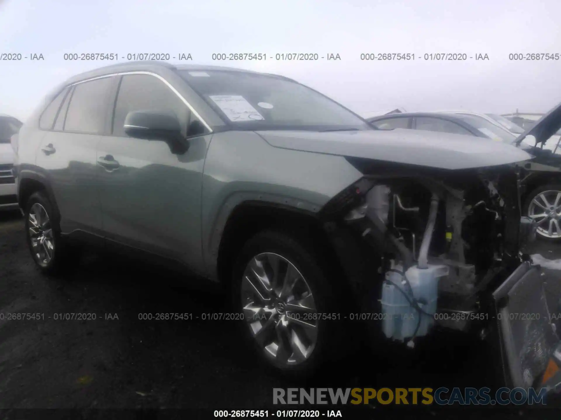 1 Photograph of a damaged car JTMC1RFV2KD512744 TOYOTA RAV4 2019