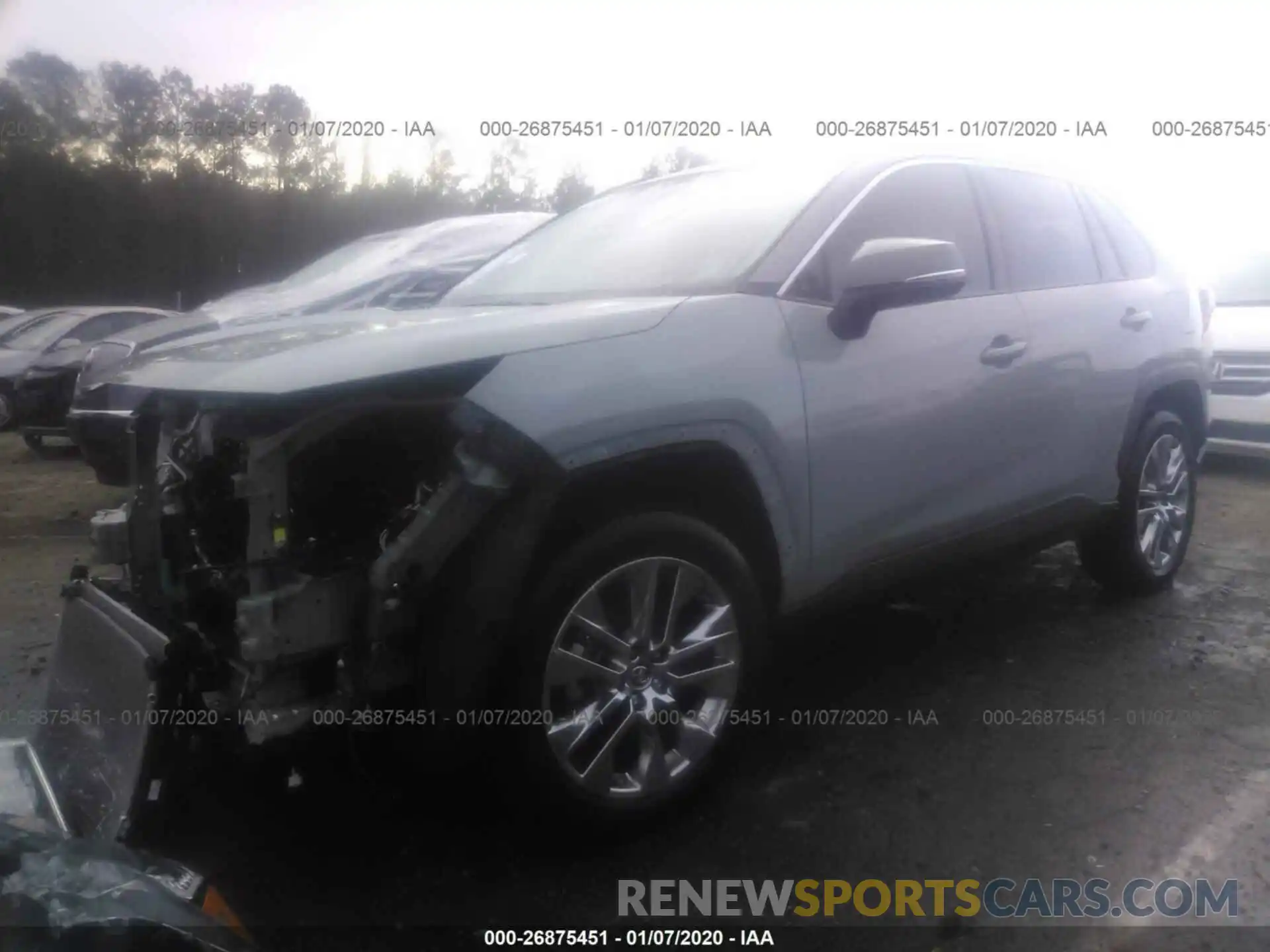 2 Photograph of a damaged car JTMC1RFV2KD512744 TOYOTA RAV4 2019