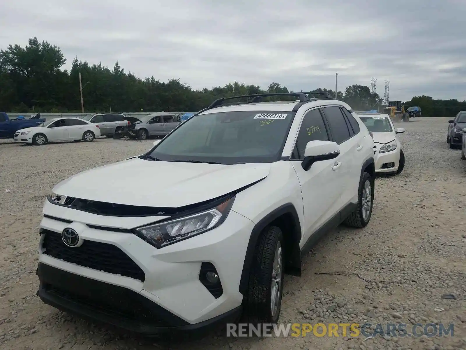 2 Фотография поврежденного автомобиля JTMC1RFV2KD516874 TOYOTA RAV4 2019