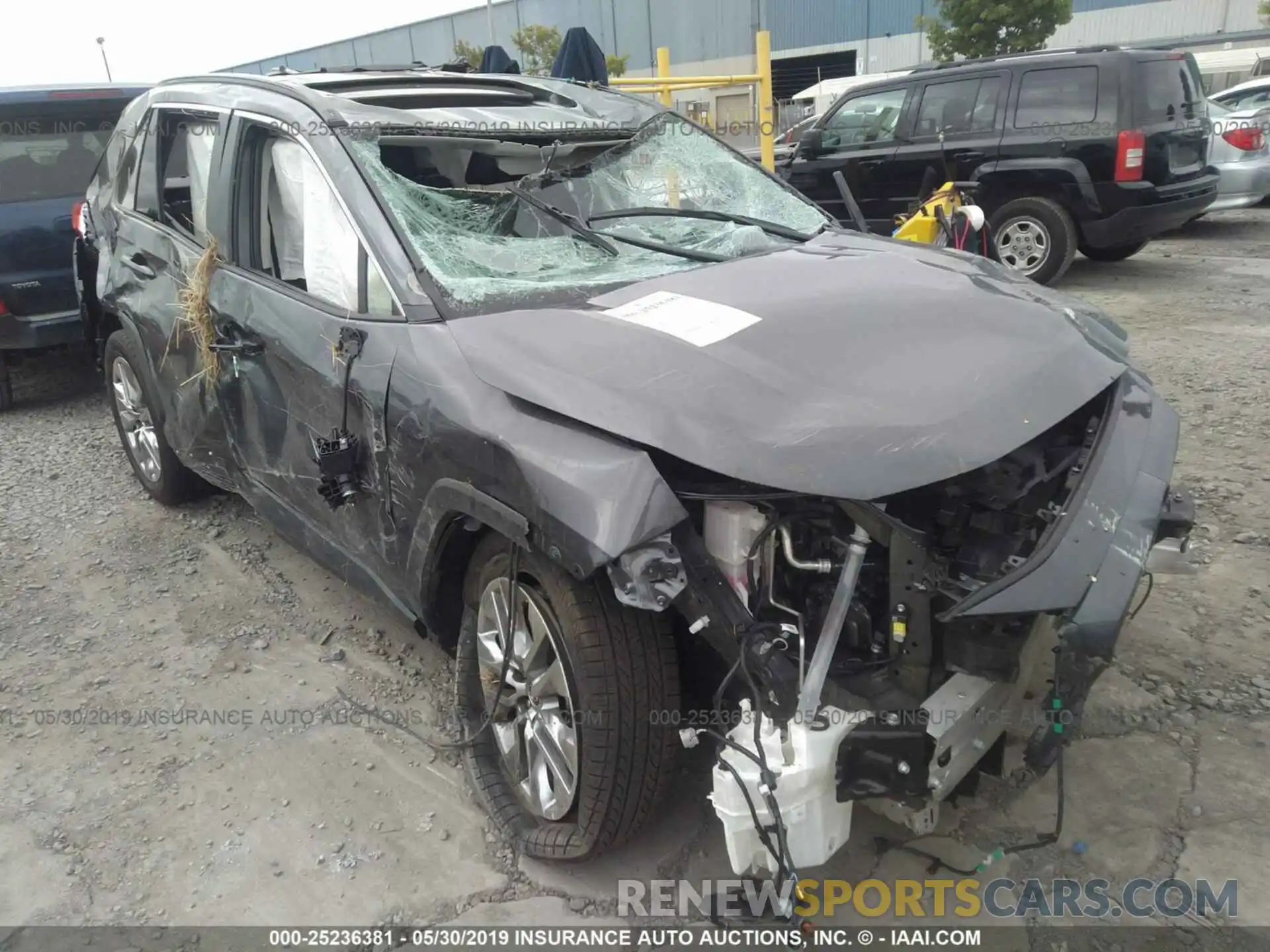 1 Photograph of a damaged car JTMC1RFV3KD003312 TOYOTA RAV4 2019