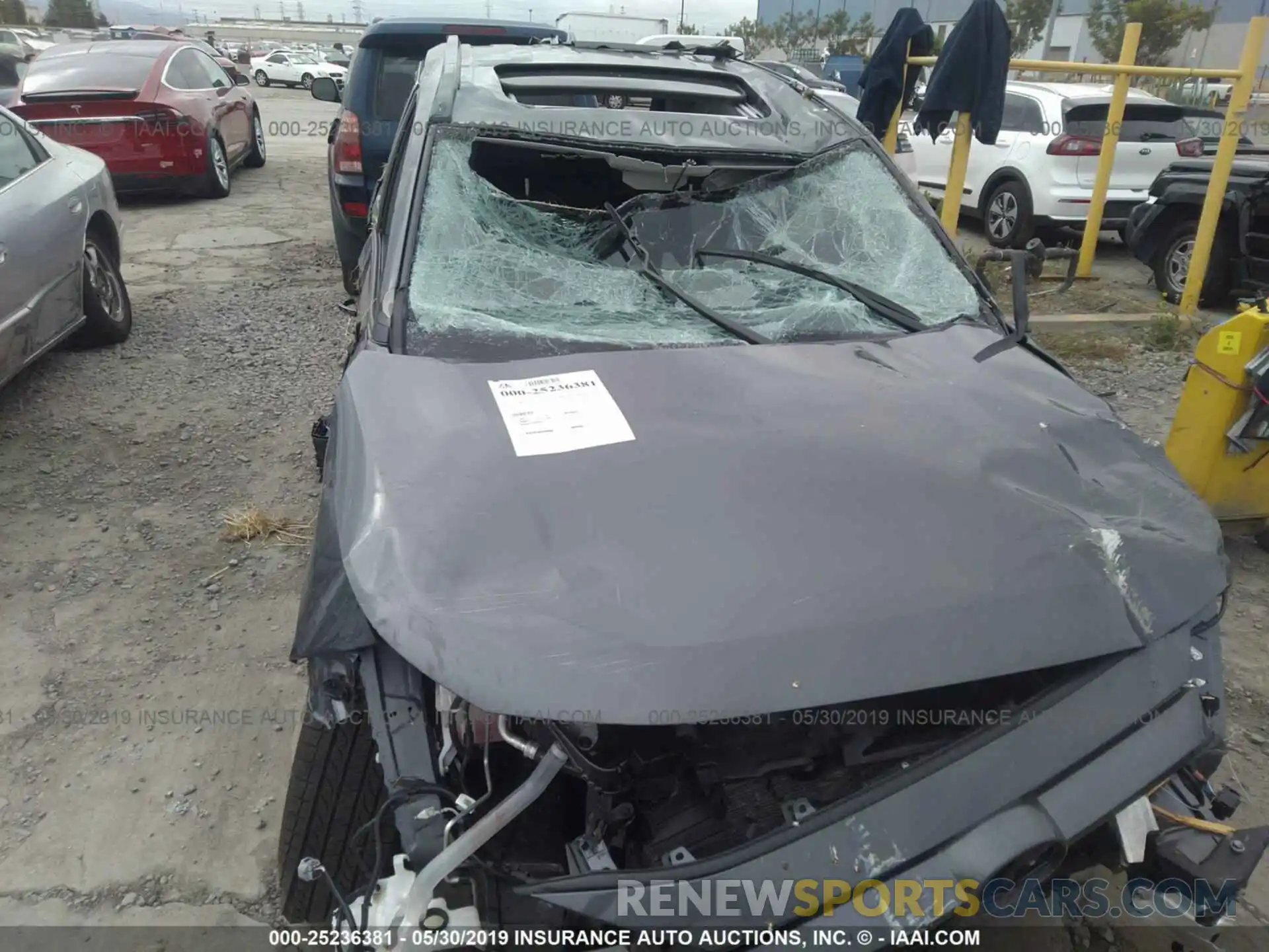 6 Photograph of a damaged car JTMC1RFV3KD003312 TOYOTA RAV4 2019