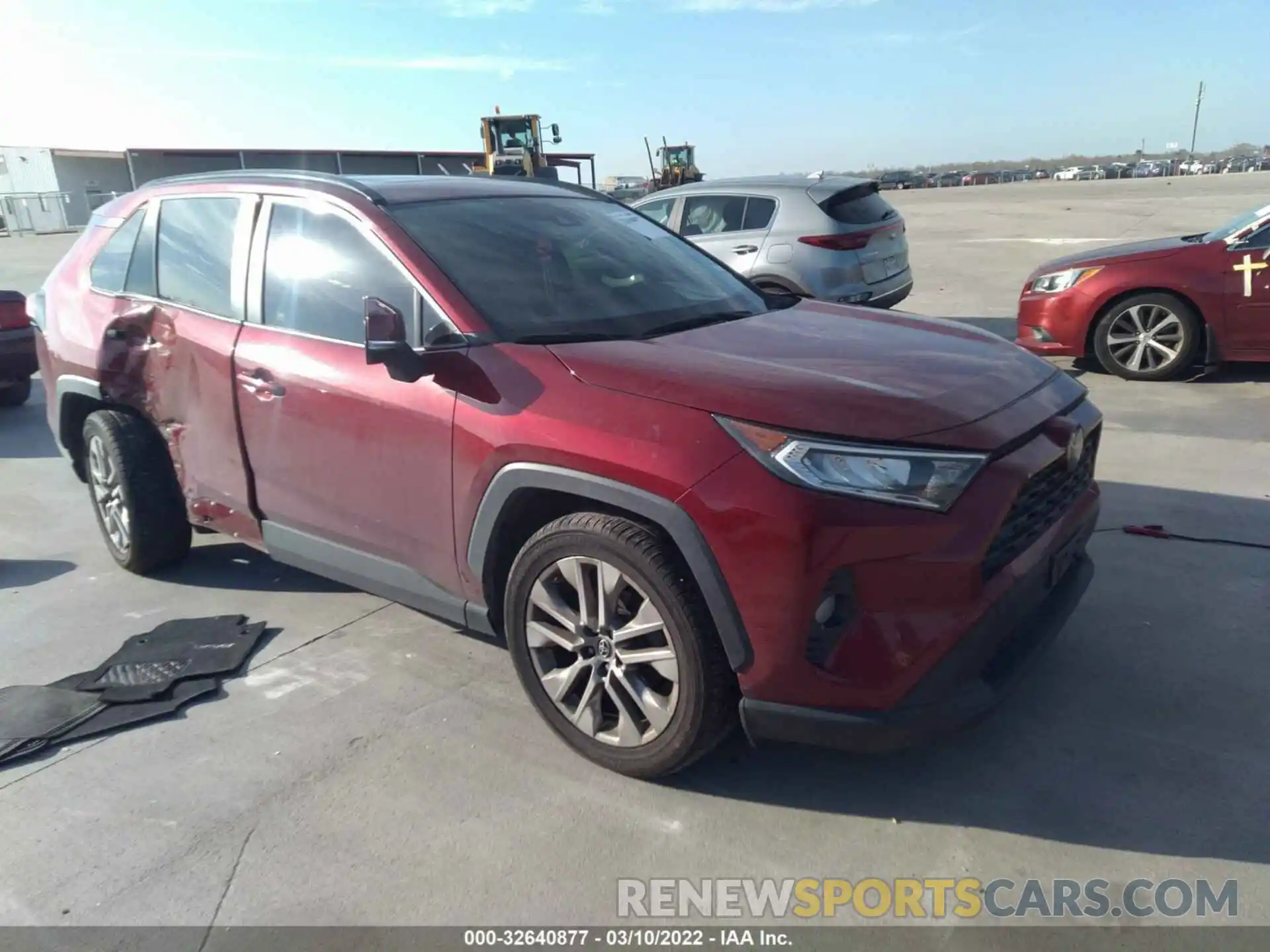 1 Photograph of a damaged car JTMC1RFV3KD003536 TOYOTA RAV4 2019