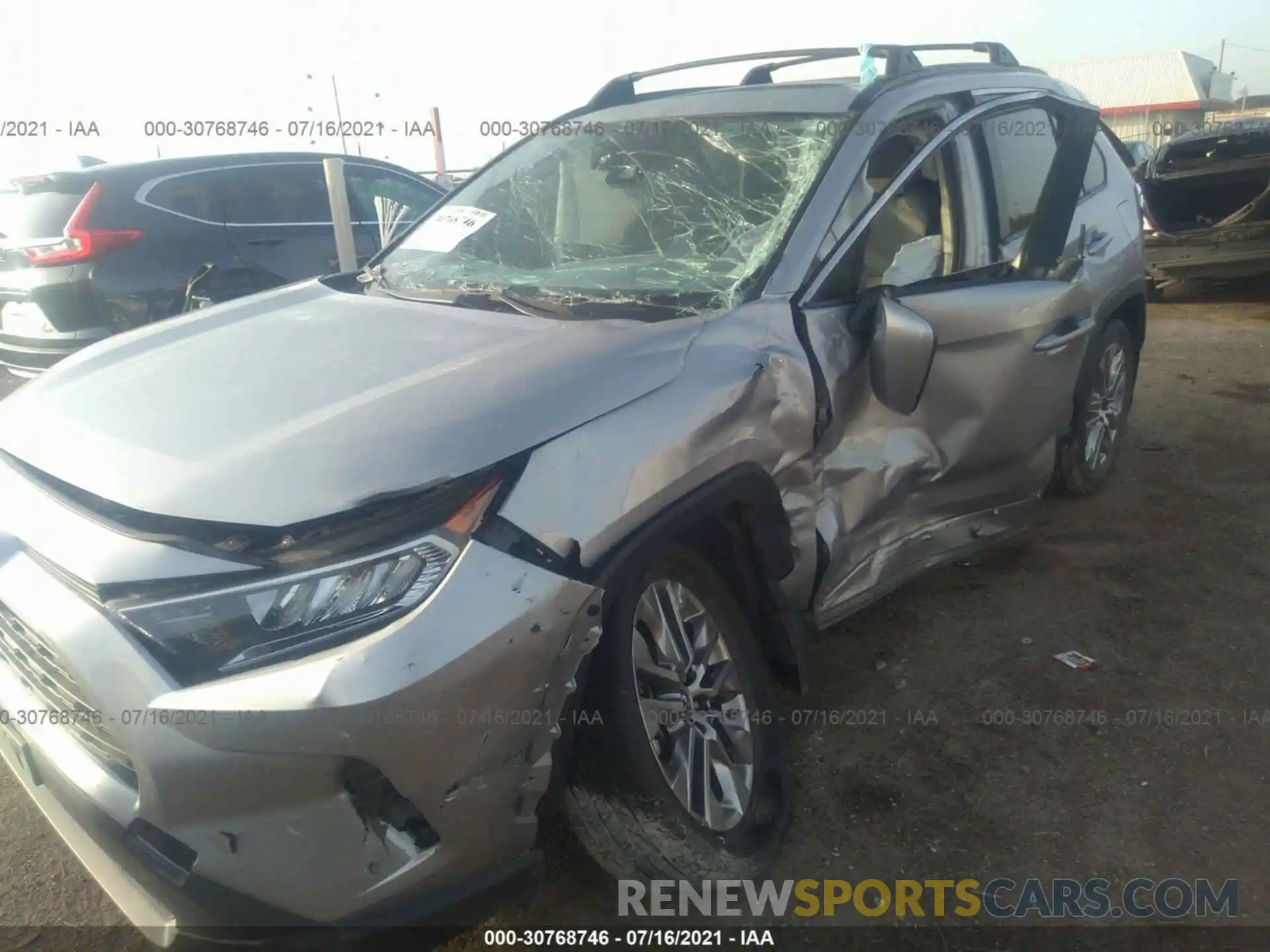 6 Photograph of a damaged car JTMC1RFV3KD005013 TOYOTA RAV4 2019