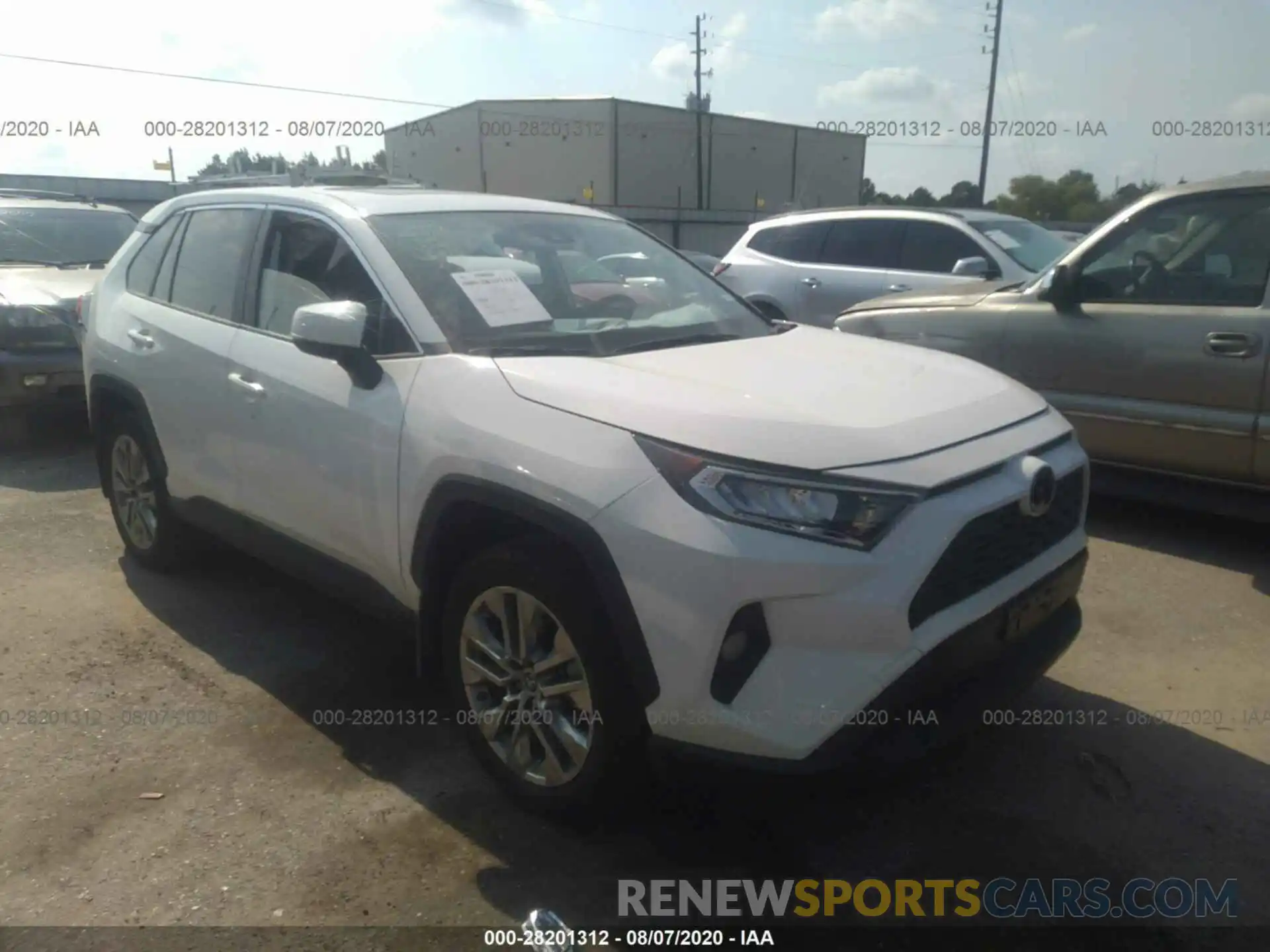 1 Photograph of a damaged car JTMC1RFV3KD010762 TOYOTA RAV4 2019