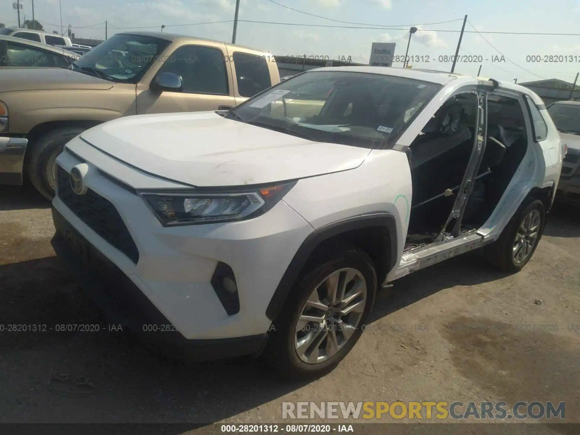 2 Photograph of a damaged car JTMC1RFV3KD010762 TOYOTA RAV4 2019