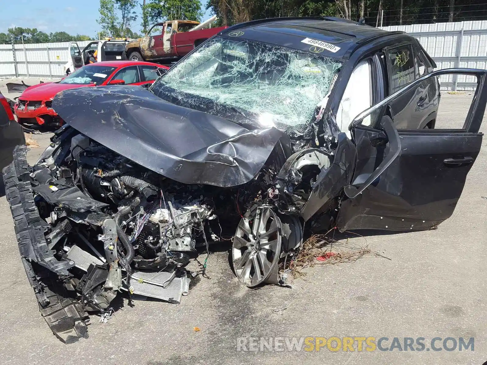 2 Photograph of a damaged car JTMC1RFV3KD012866 TOYOTA RAV4 2019