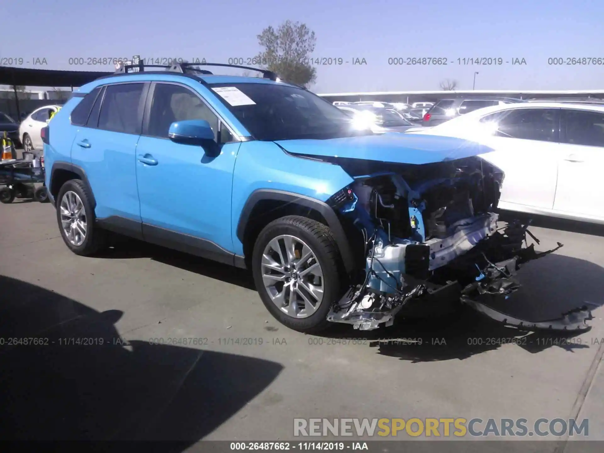 1 Photograph of a damaged car JTMC1RFV3KD020465 TOYOTA RAV4 2019