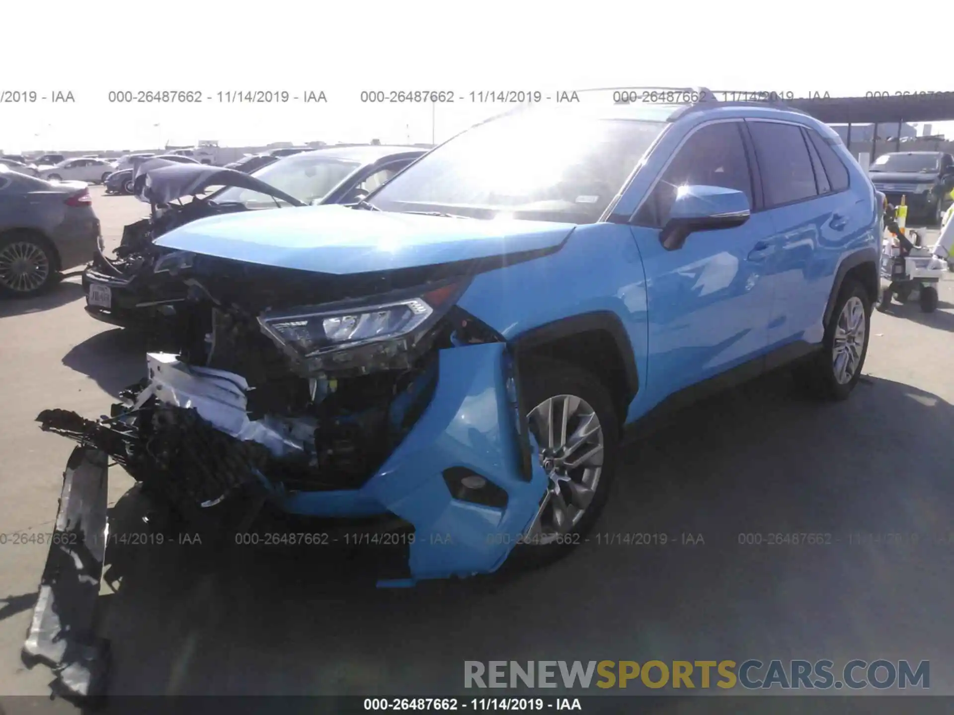 2 Photograph of a damaged car JTMC1RFV3KD020465 TOYOTA RAV4 2019