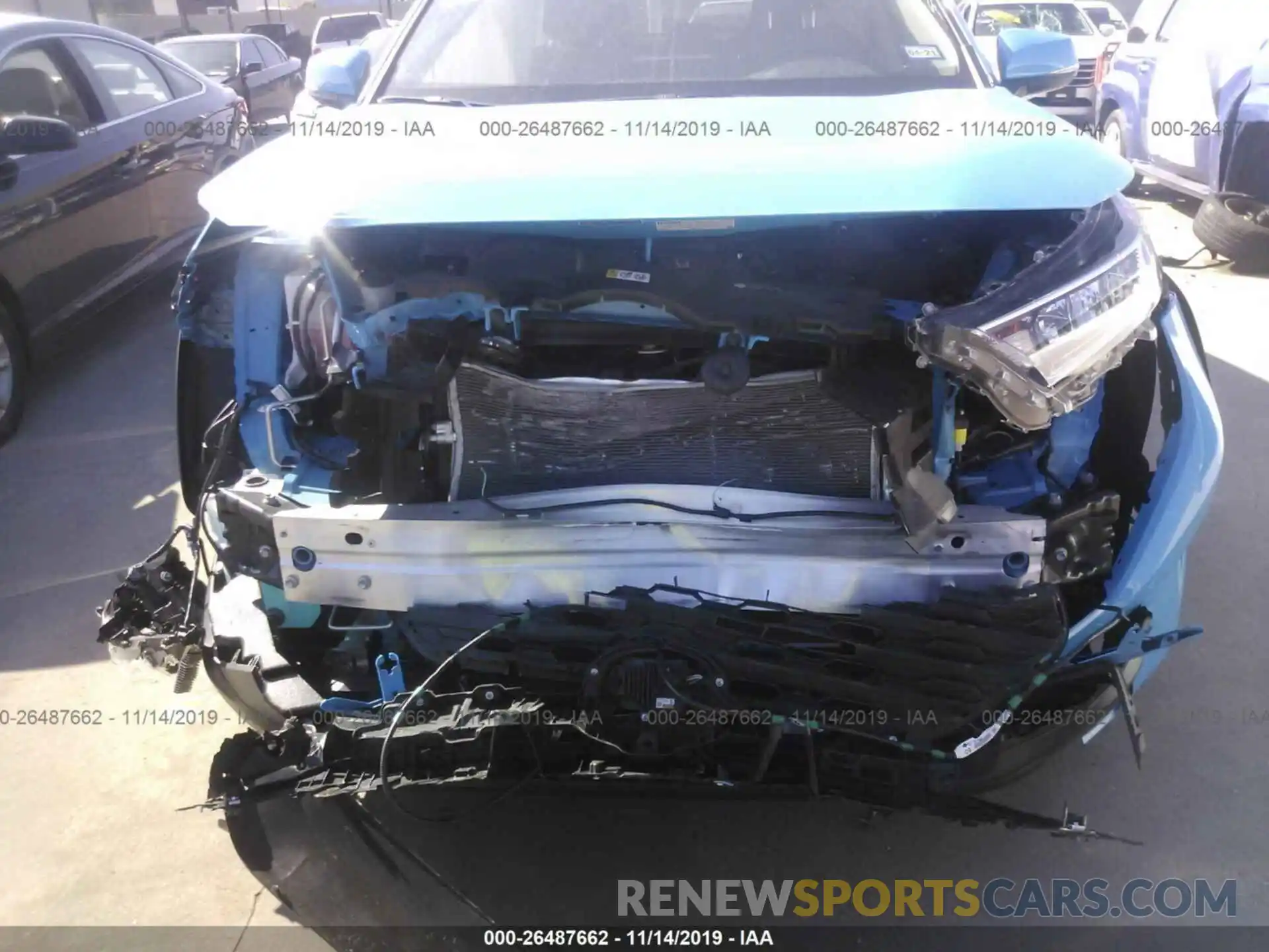 6 Photograph of a damaged car JTMC1RFV3KD020465 TOYOTA RAV4 2019