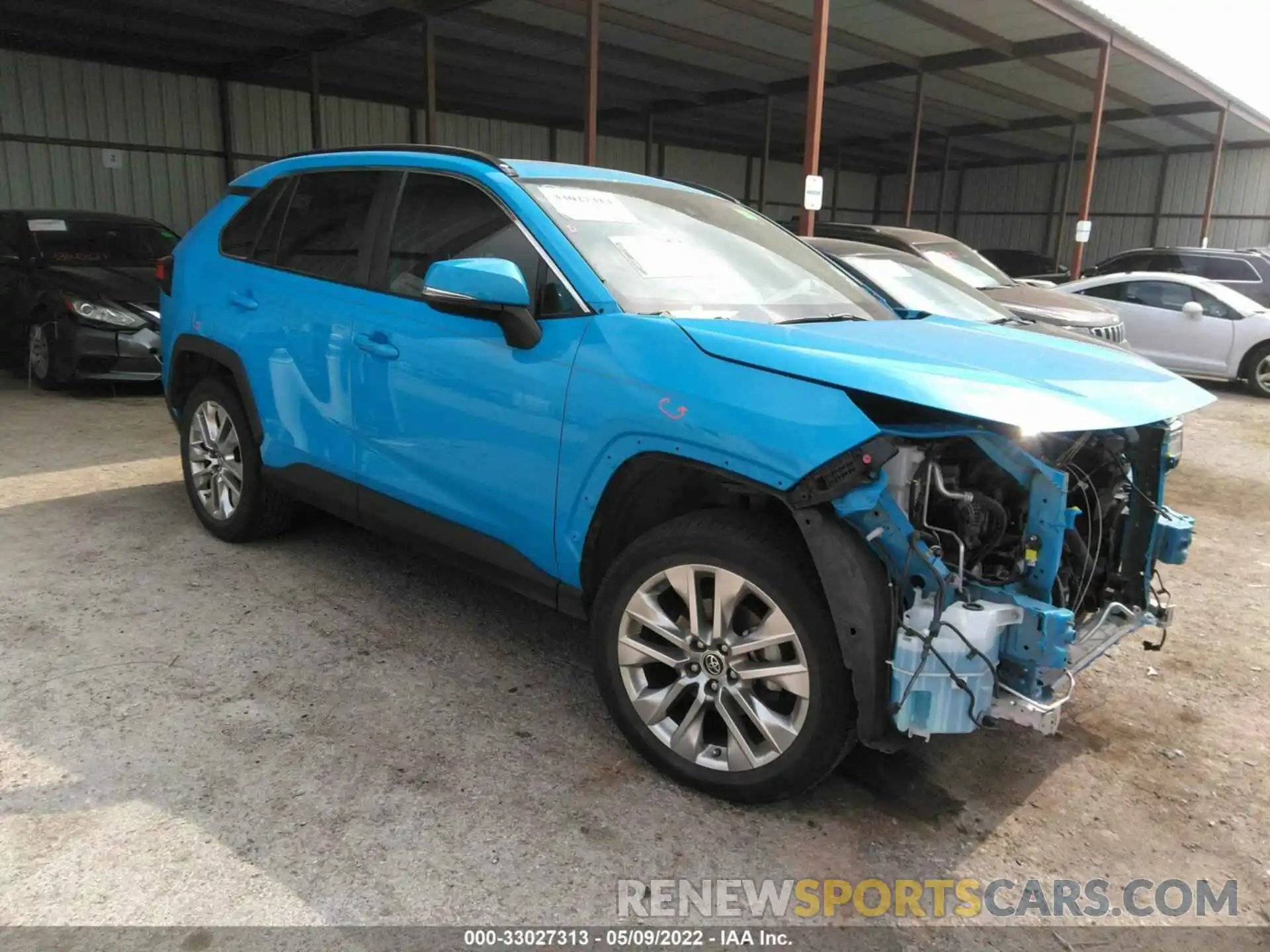 1 Photograph of a damaged car JTMC1RFV3KD022443 TOYOTA RAV4 2019