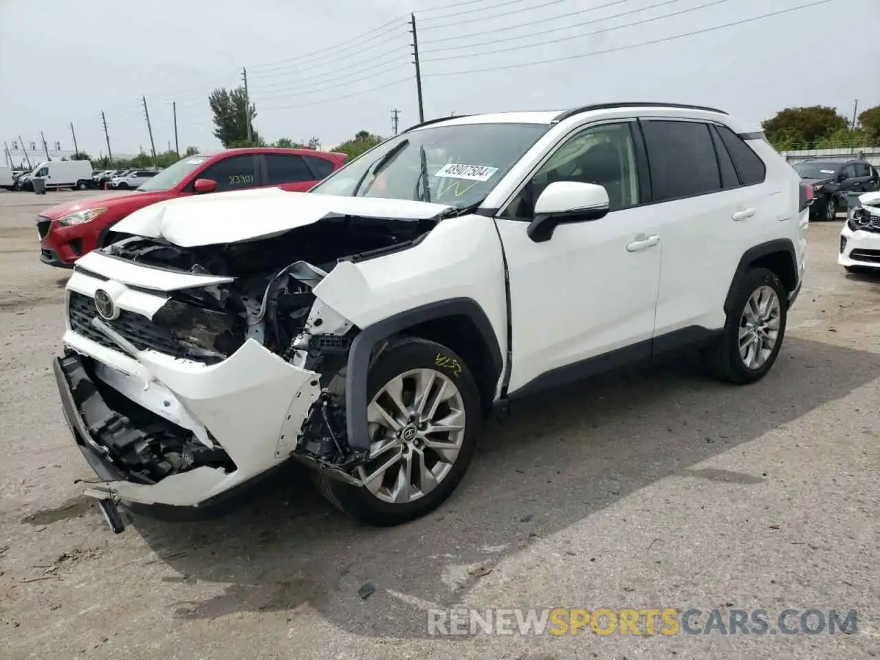 1 Photograph of a damaged car JTMC1RFV3KD029425 TOYOTA RAV4 2019