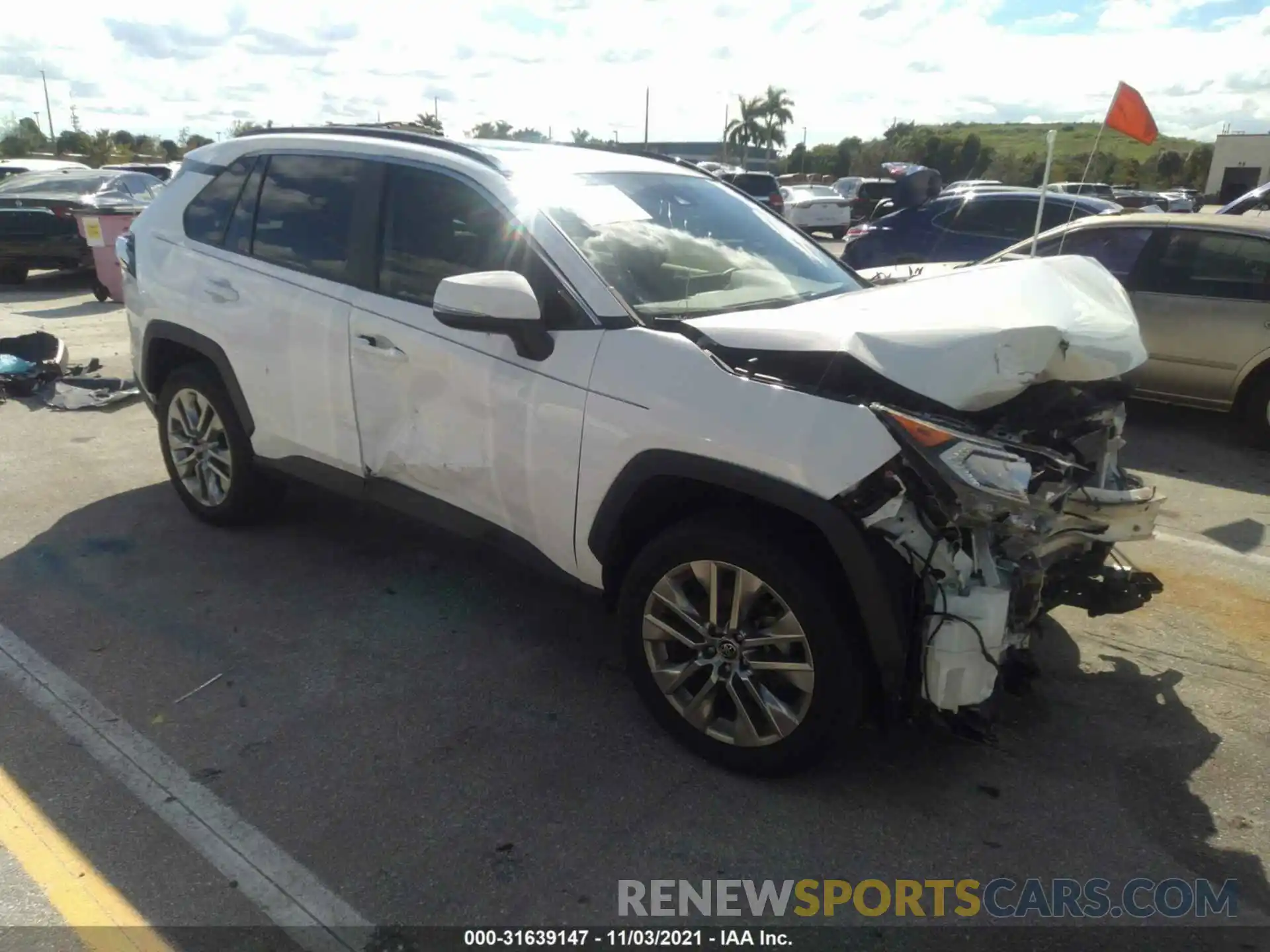 1 Photograph of a damaged car JTMC1RFV3KD505351 TOYOTA RAV4 2019