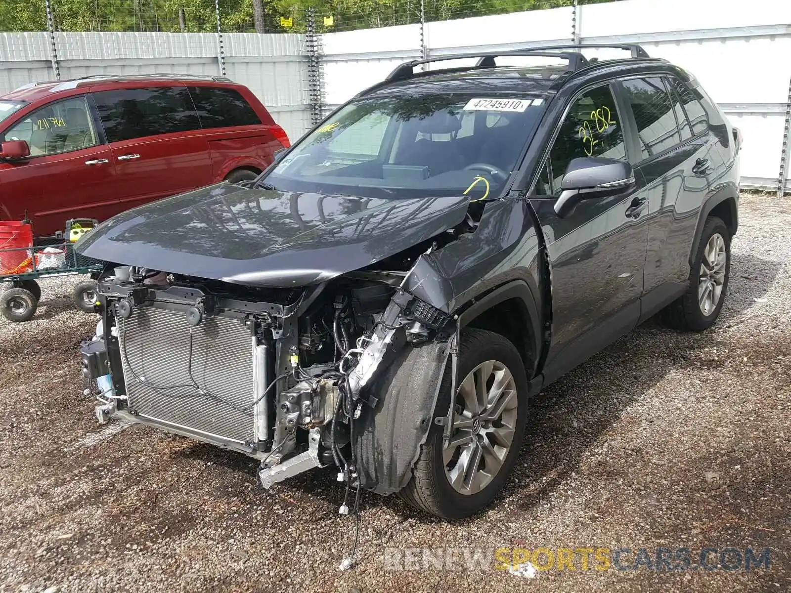 2 Photograph of a damaged car JTMC1RFV3KD509917 TOYOTA RAV4 2019