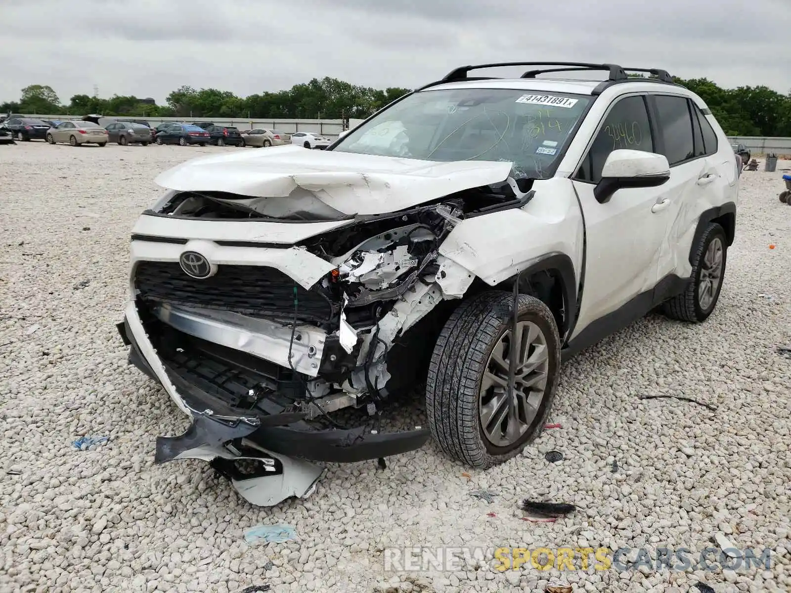 2 Photograph of a damaged car JTMC1RFV3KD511814 TOYOTA RAV4 2019