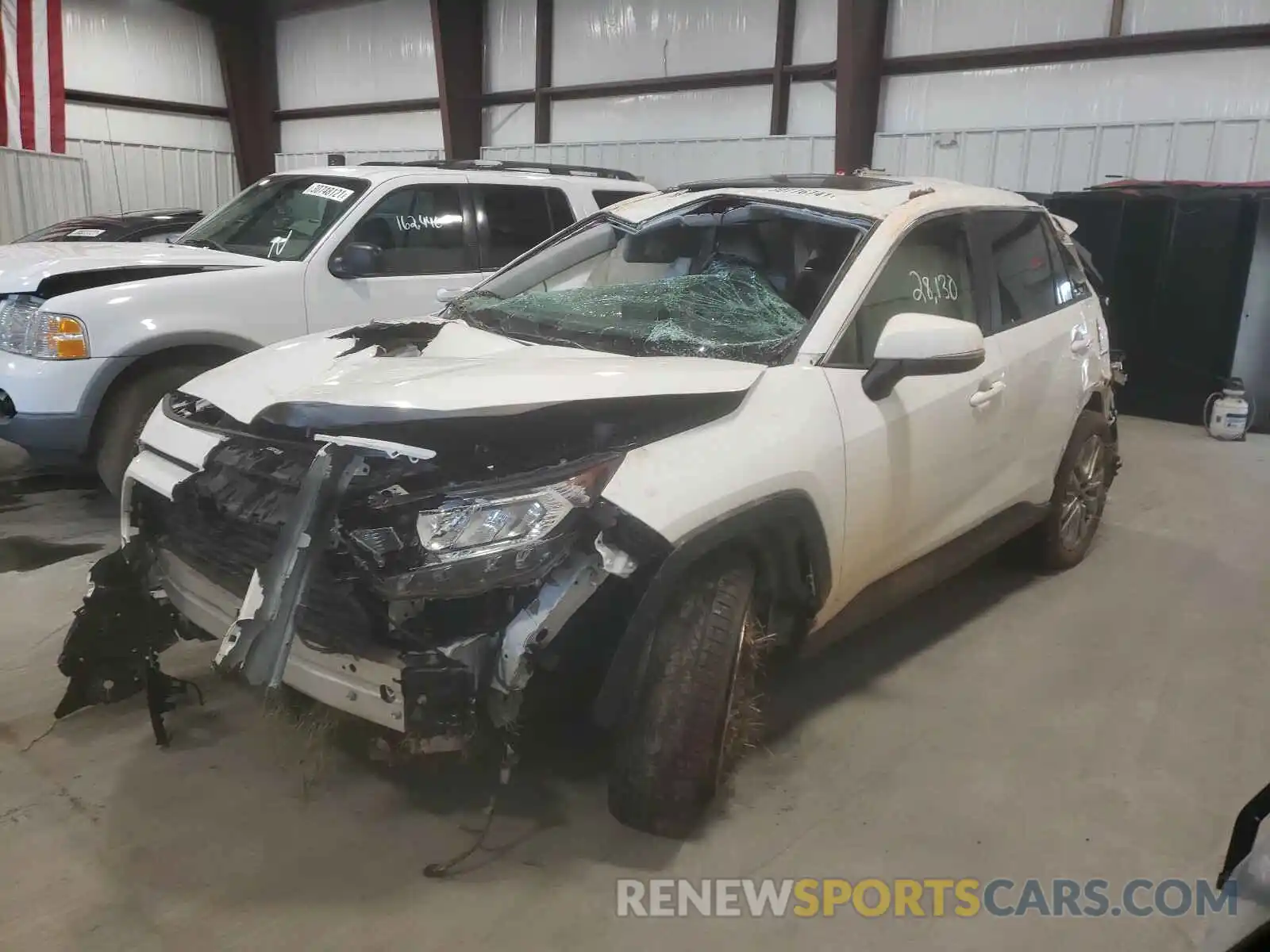 2 Photograph of a damaged car JTMC1RFV3KD514745 TOYOTA RAV4 2019