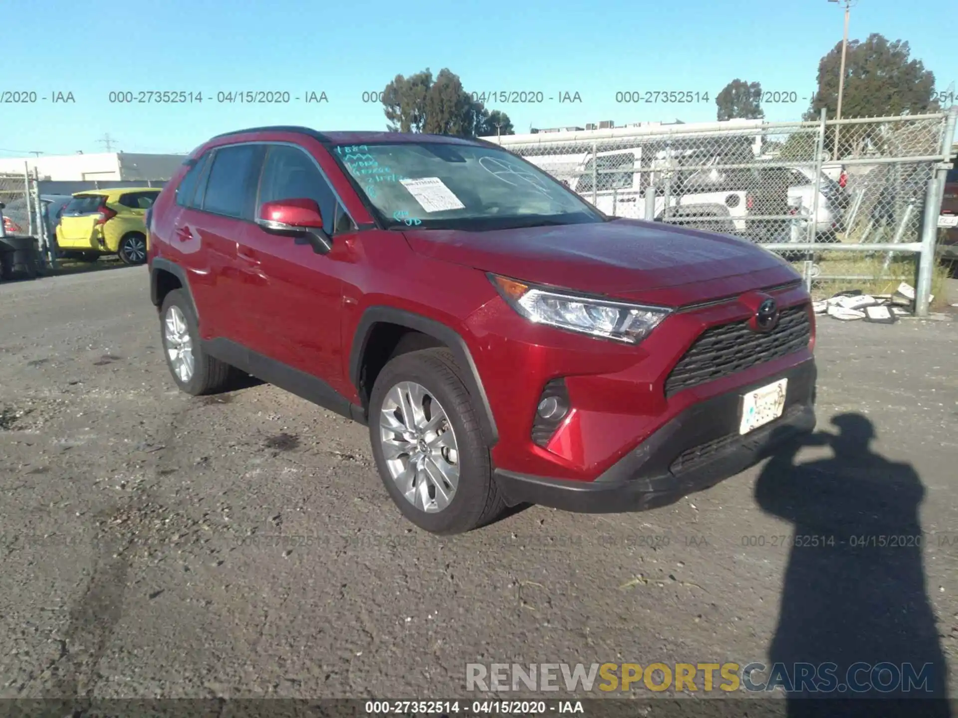 1 Фотография поврежденного автомобиля JTMC1RFV3KD515216 TOYOTA RAV4 2019