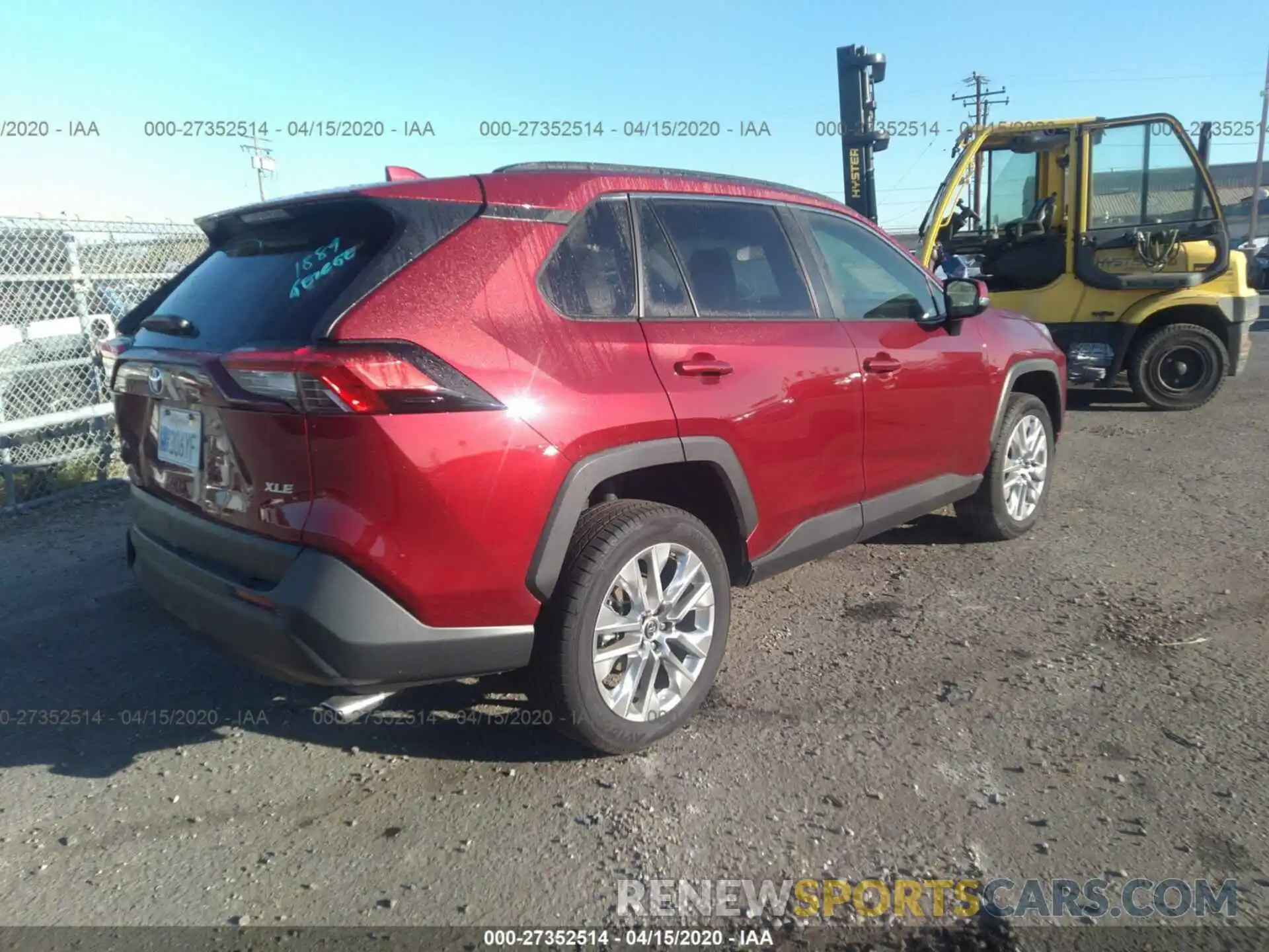 4 Фотография поврежденного автомобиля JTMC1RFV3KD515216 TOYOTA RAV4 2019