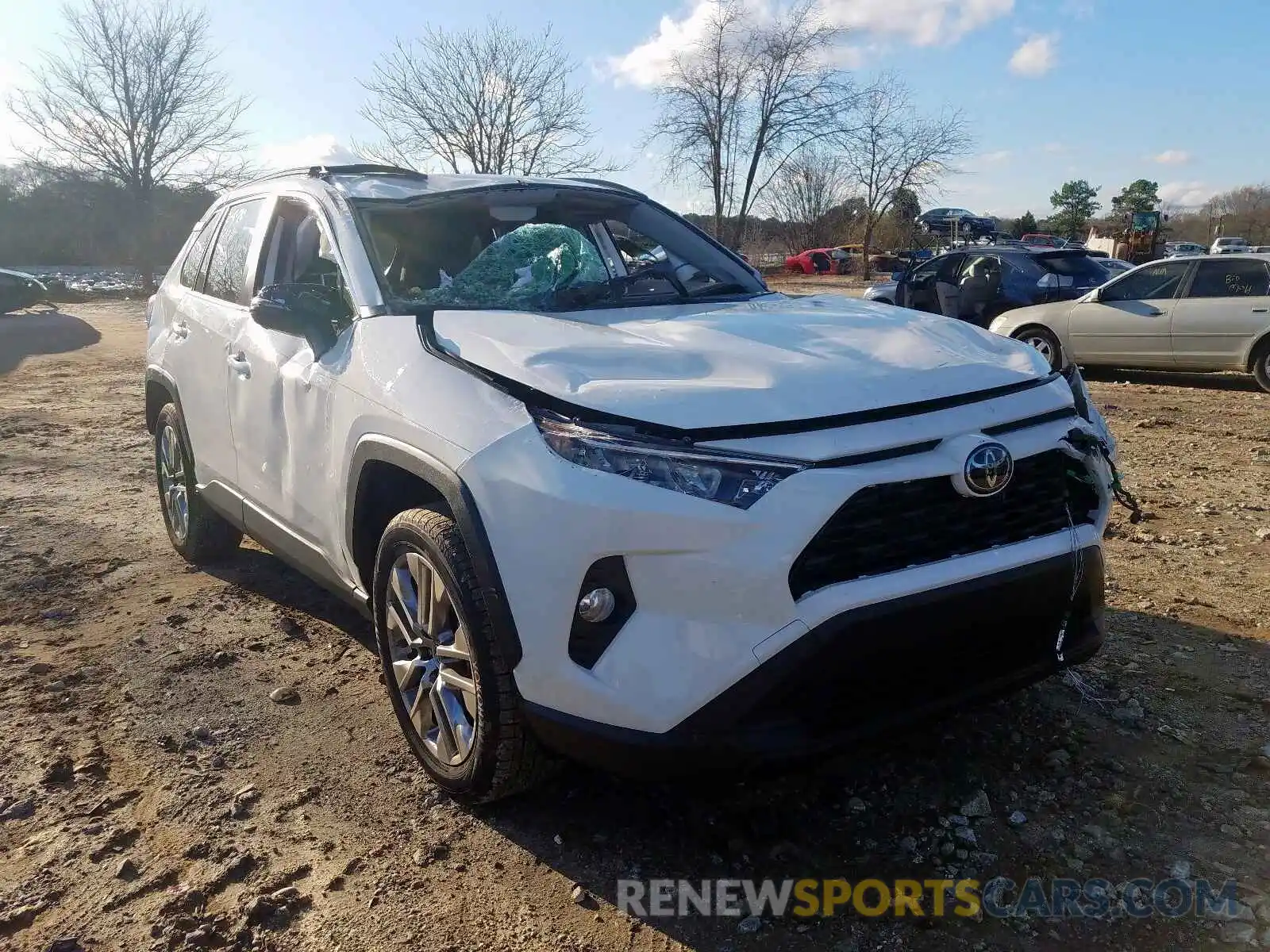 1 Photograph of a damaged car JTMC1RFV3KD516270 TOYOTA RAV4 2019