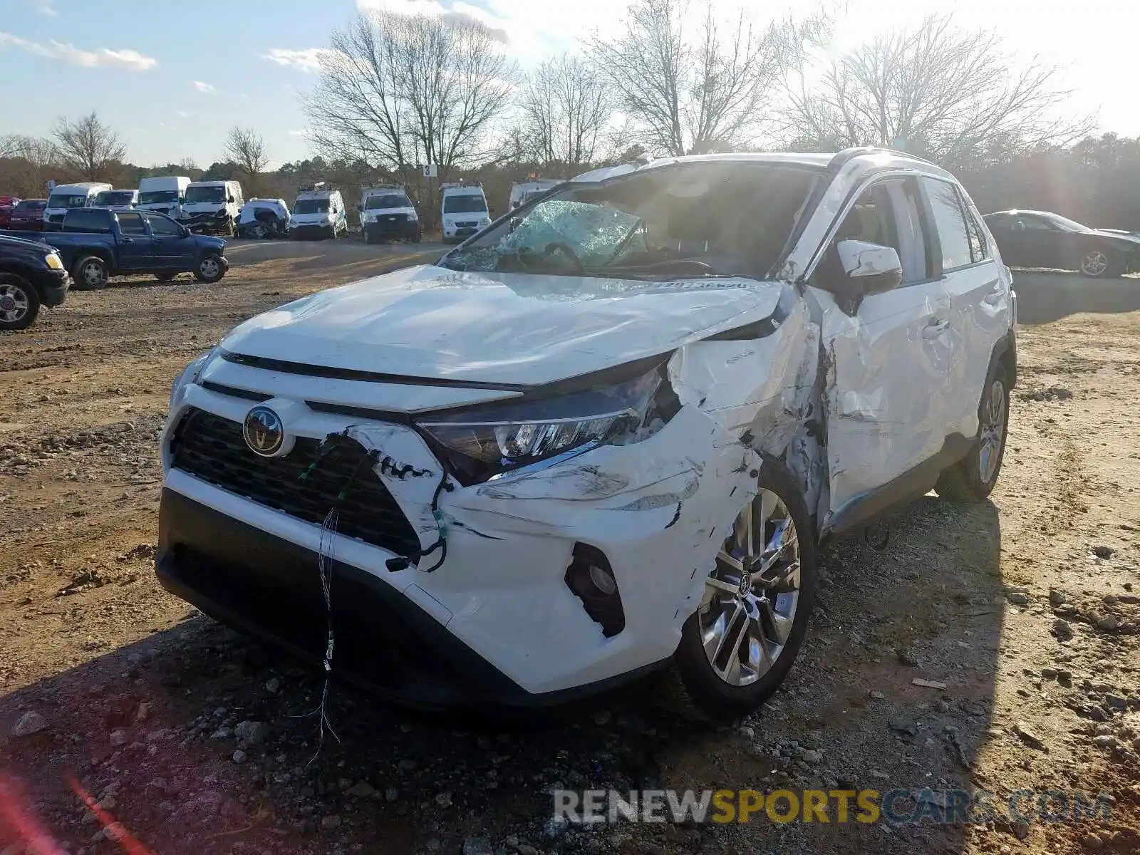 2 Photograph of a damaged car JTMC1RFV3KD516270 TOYOTA RAV4 2019