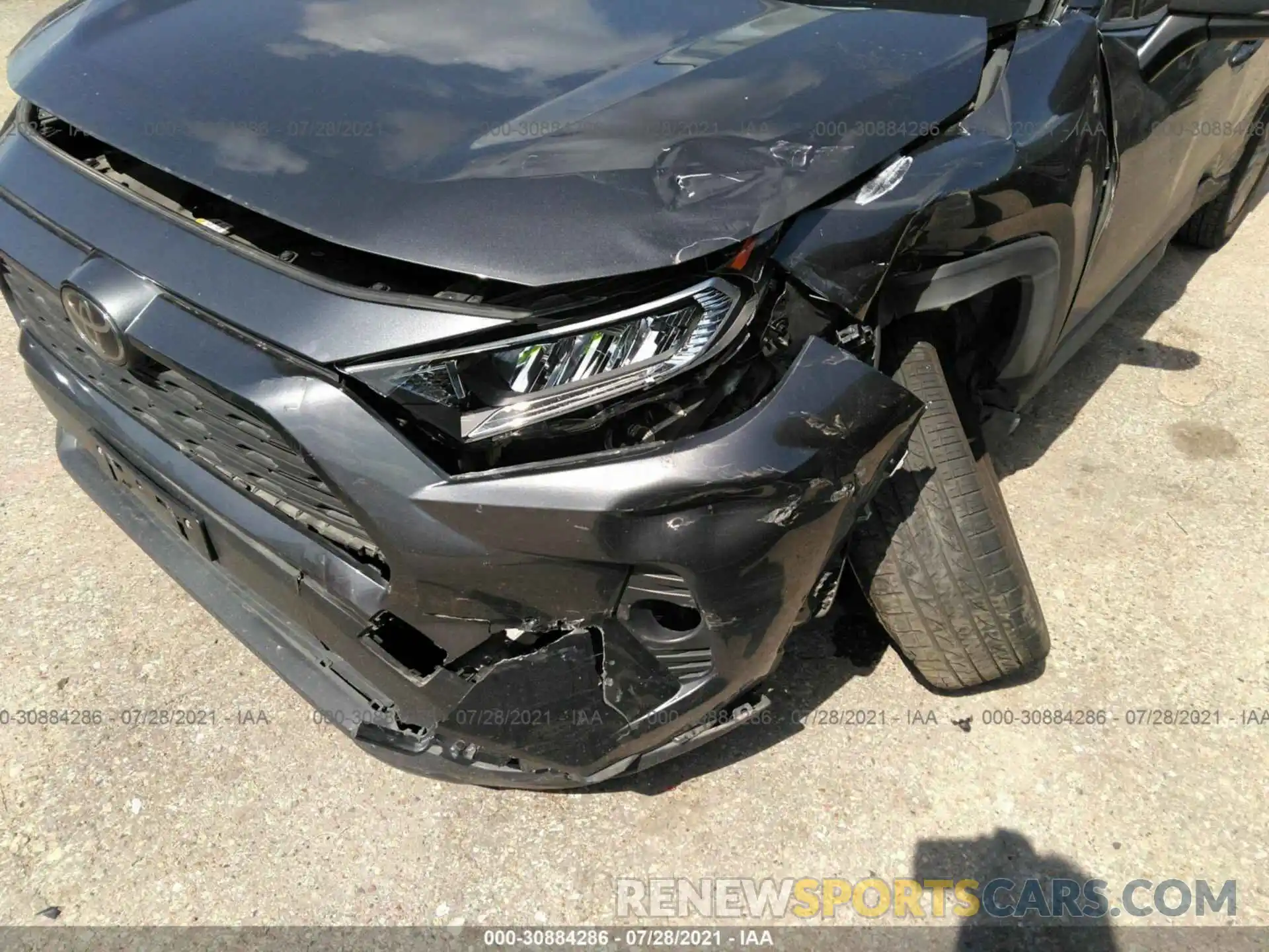 6 Photograph of a damaged car JTMC1RFV3KJ014067 TOYOTA RAV4 2019