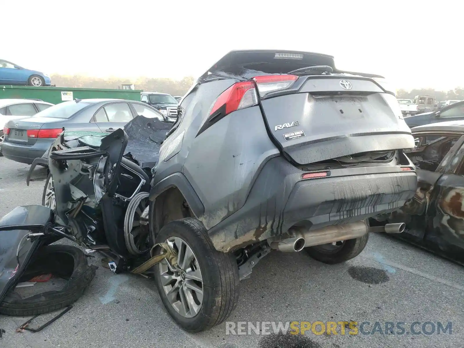 3 Photograph of a damaged car JTMC1RFV4KD018501 TOYOTA RAV4 2019