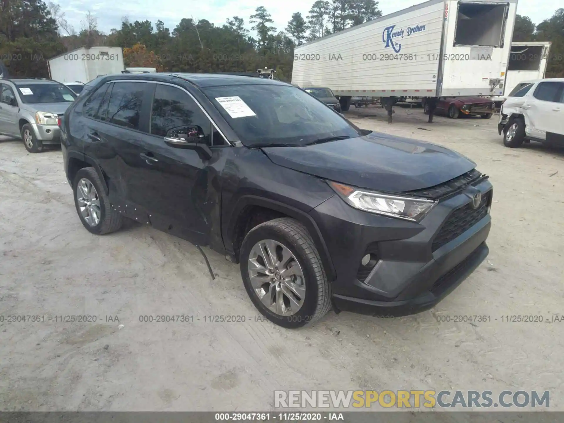 1 Photograph of a damaged car JTMC1RFV4KD020703 TOYOTA RAV4 2019