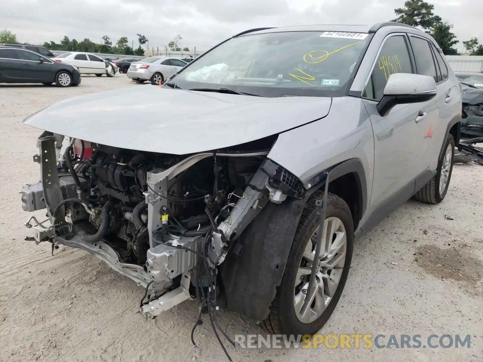 2 Photograph of a damaged car JTMC1RFV4KD021169 TOYOTA RAV4 2019