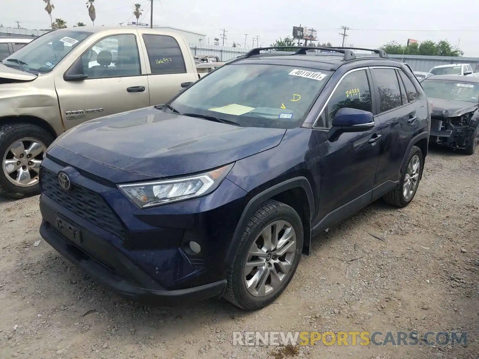 2 Photograph of a damaged car JTMC1RFV4KD024122 TOYOTA RAV4 2019