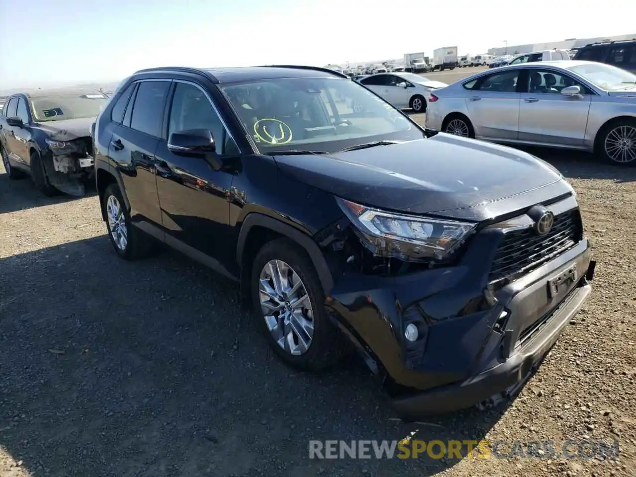 1 Photograph of a damaged car JTMC1RFV4KD027957 TOYOTA RAV4 2019