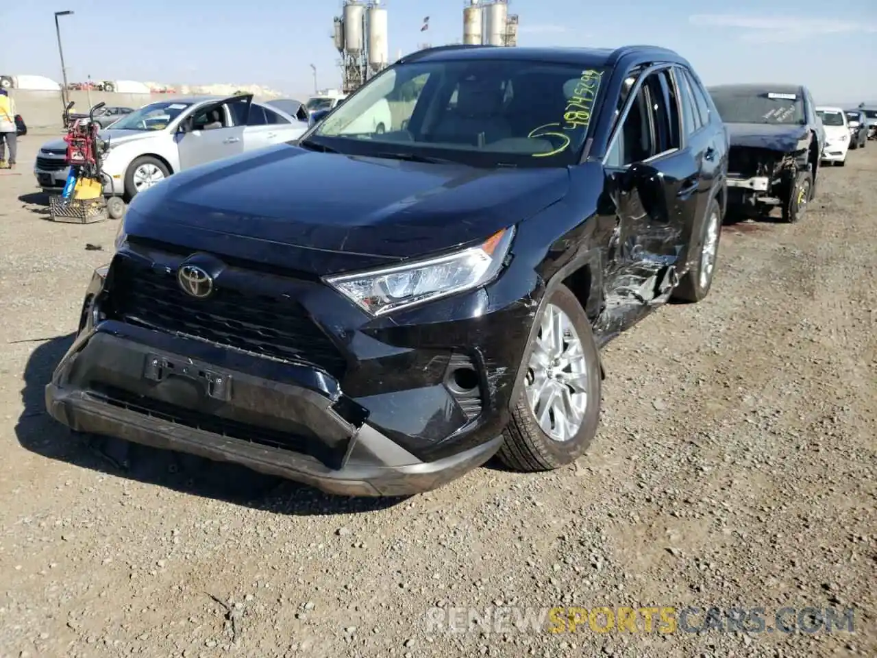 2 Photograph of a damaged car JTMC1RFV4KD027957 TOYOTA RAV4 2019