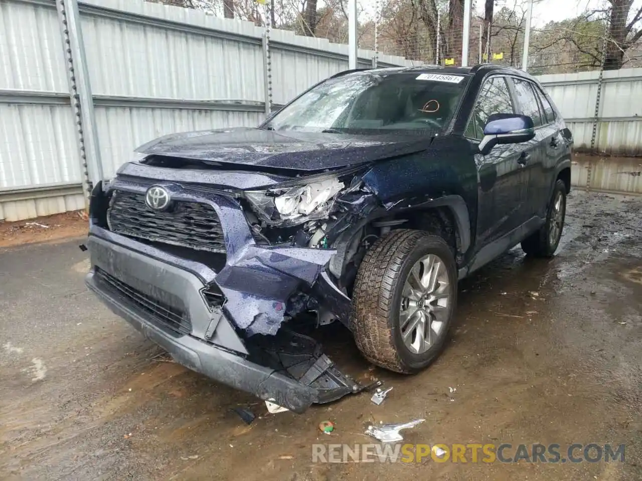 2 Photograph of a damaged car JTMC1RFV4KD036321 TOYOTA RAV4 2019