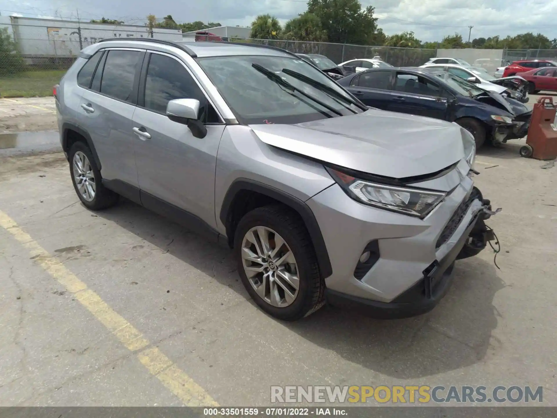 1 Фотография поврежденного автомобиля JTMC1RFV4KD040899 TOYOTA RAV4 2019