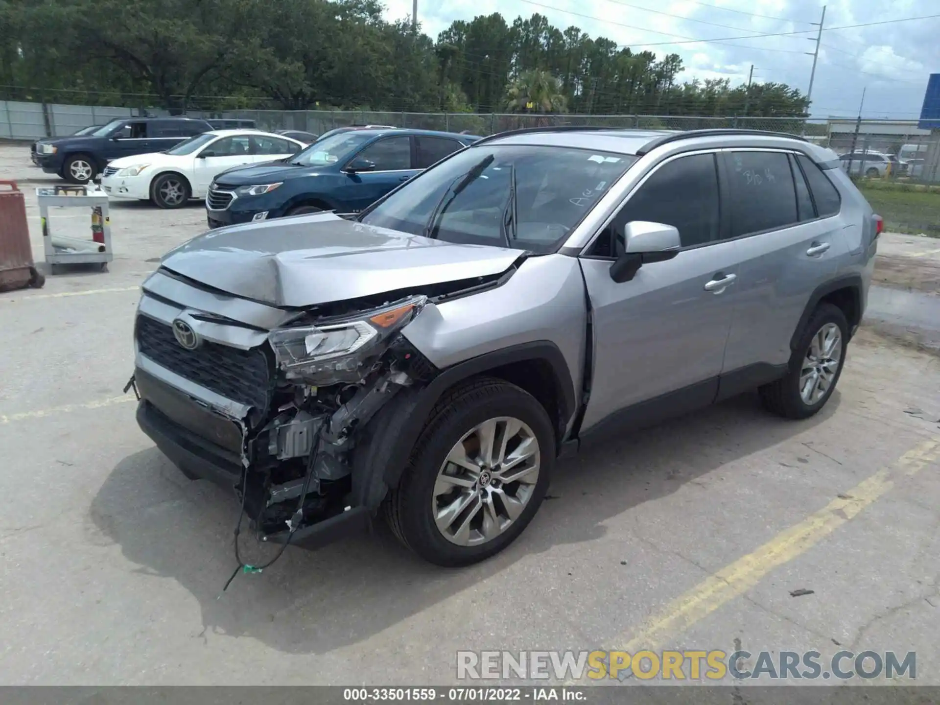 2 Photograph of a damaged car JTMC1RFV4KD040899 TOYOTA RAV4 2019