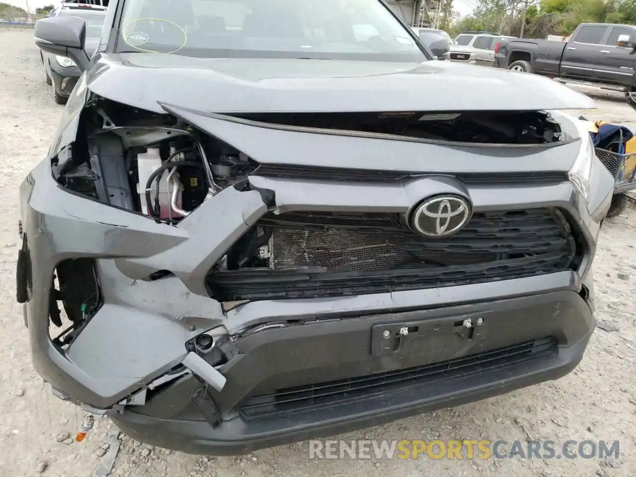 9 Photograph of a damaged car JTMC1RFV4KD042331 TOYOTA RAV4 2019