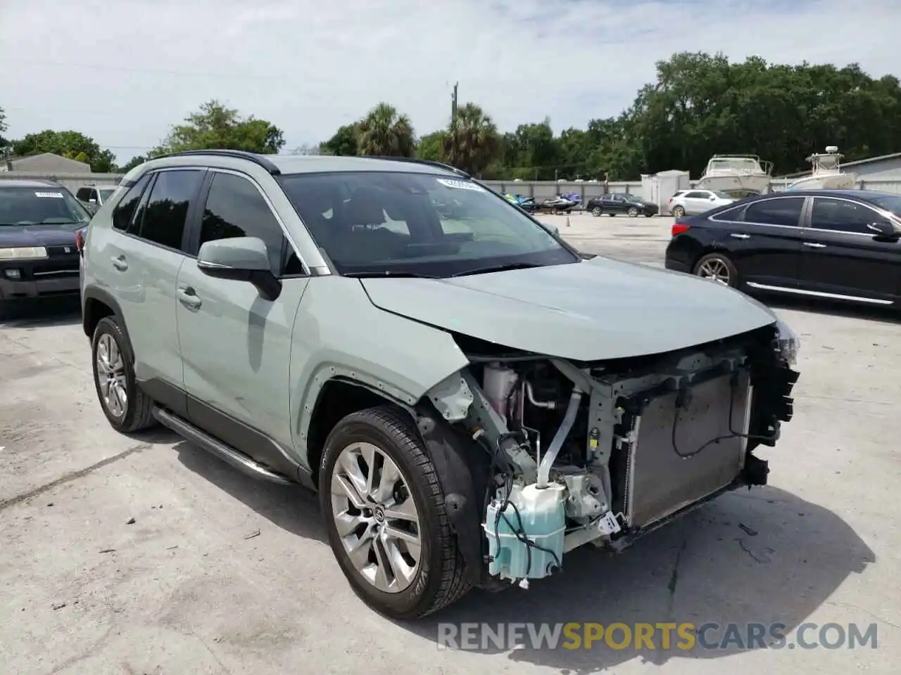 1 Photograph of a damaged car JTMC1RFV4KD502264 TOYOTA RAV4 2019