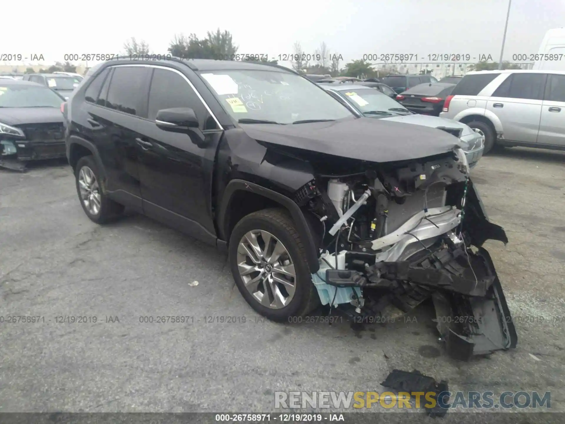 1 Photograph of a damaged car JTMC1RFV4KD504726 TOYOTA RAV4 2019