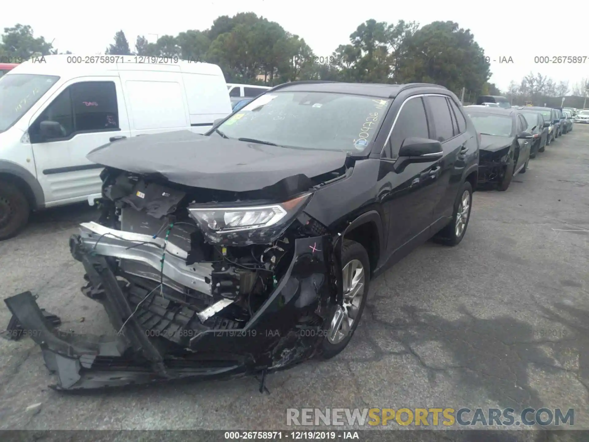 2 Photograph of a damaged car JTMC1RFV4KD504726 TOYOTA RAV4 2019