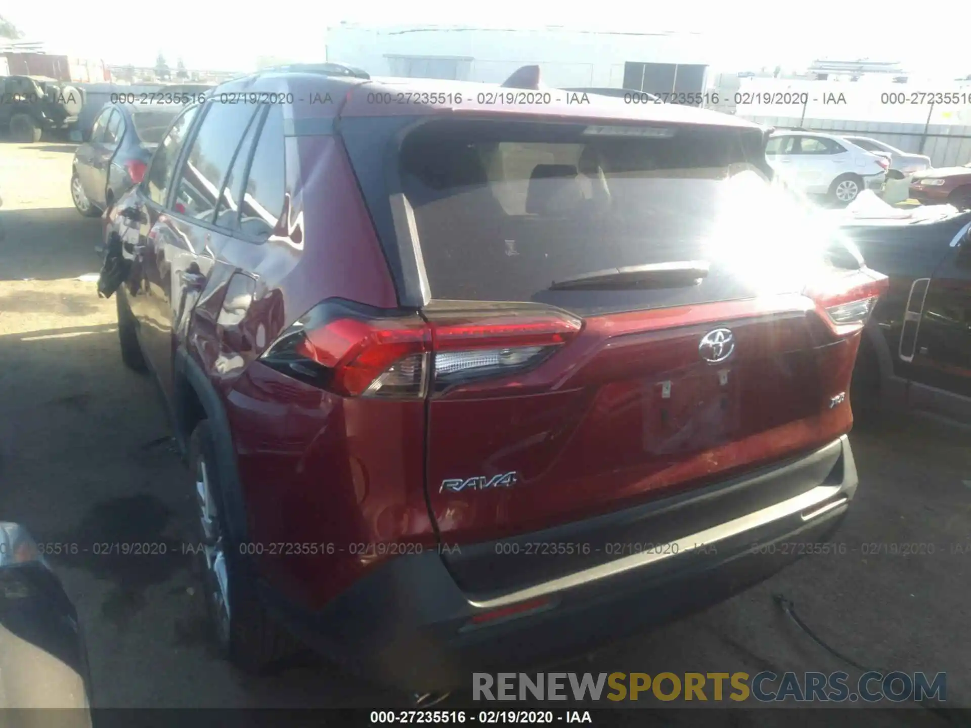 3 Photograph of a damaged car JTMC1RFV4KD506086 TOYOTA RAV4 2019